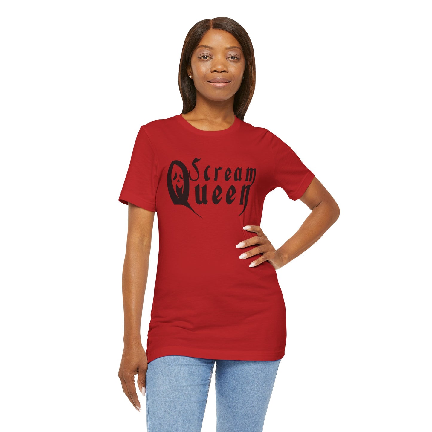 “Scream Queen – Gothic Horror Vibes” | Jersey Tee