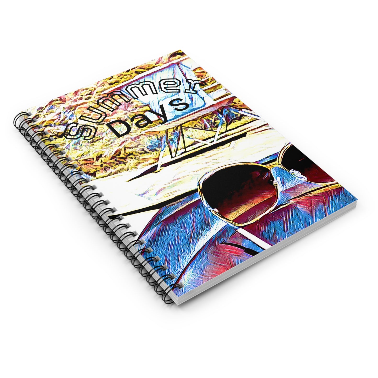 "Sunkissed Serenity" | Spiral Notebook