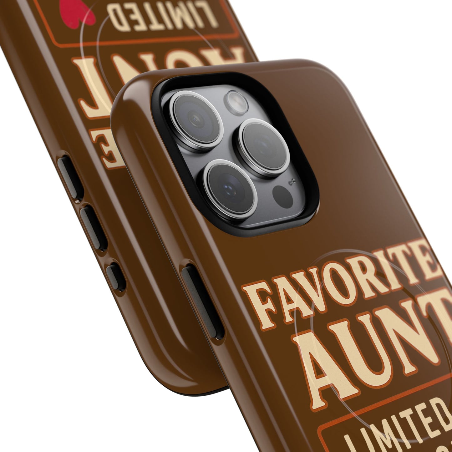 "Aunt Life Red Heart Edition" | Tough Phone Case