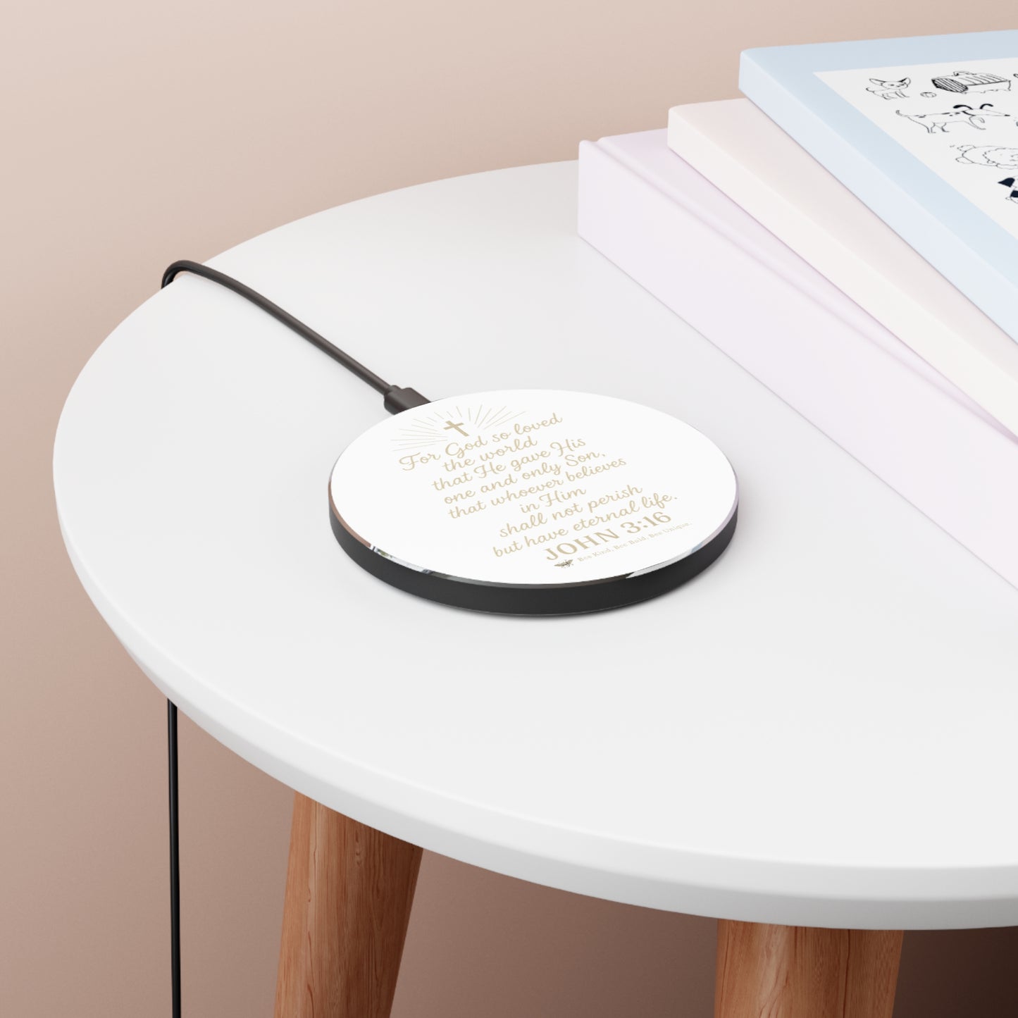 John 3:16 Scripture | Wireless Charging Pad