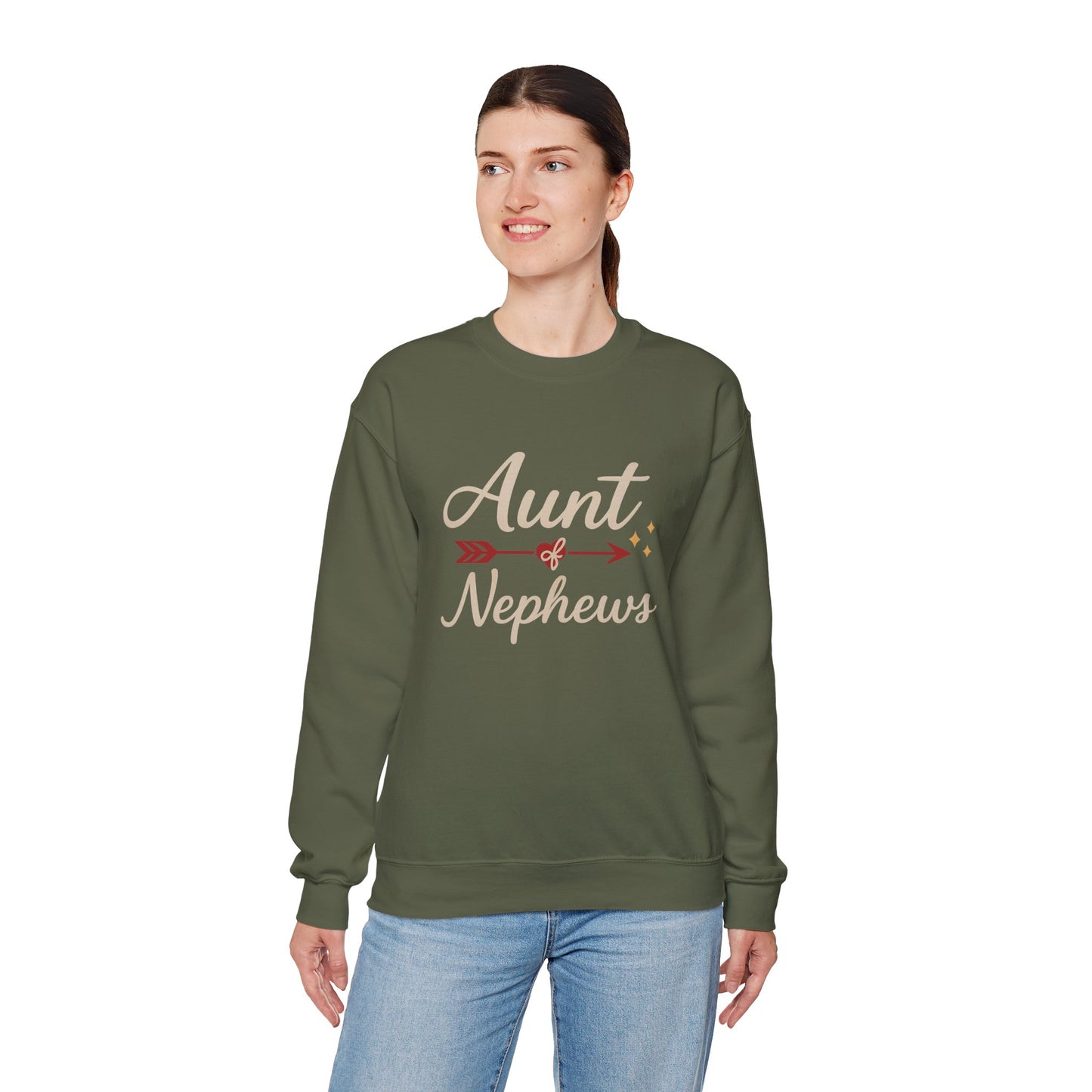 Aunt of Nephews Script Sweater