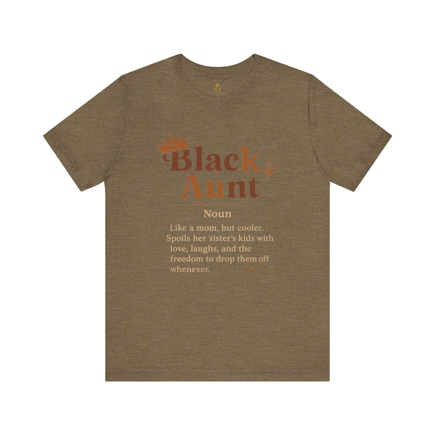 Black Aunt Definition Shirt | Jersey Tee