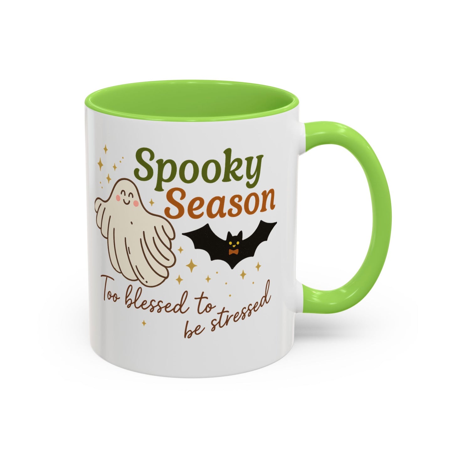 Spooky Season – Too Blessed to Be Stressed | 11oz Mug