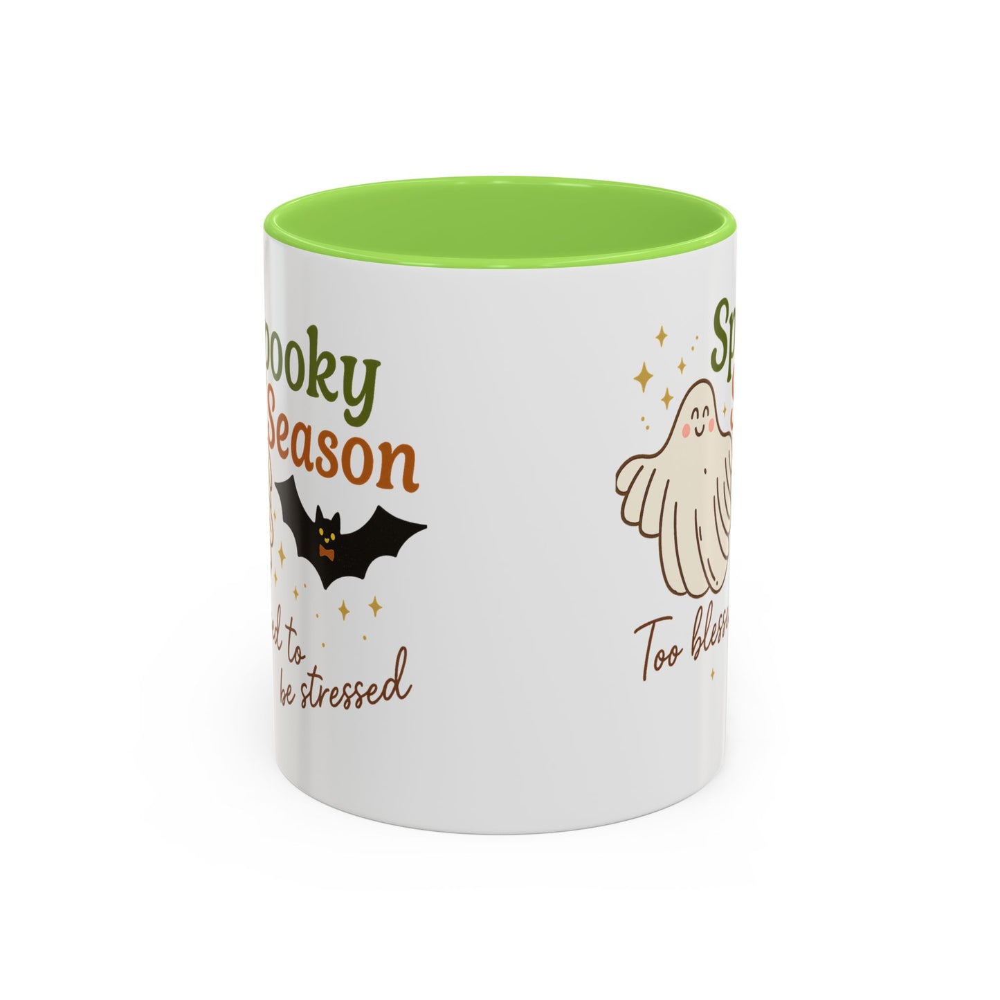 Spooky Season – Too Blessed to Be Stressed | 11oz Mug