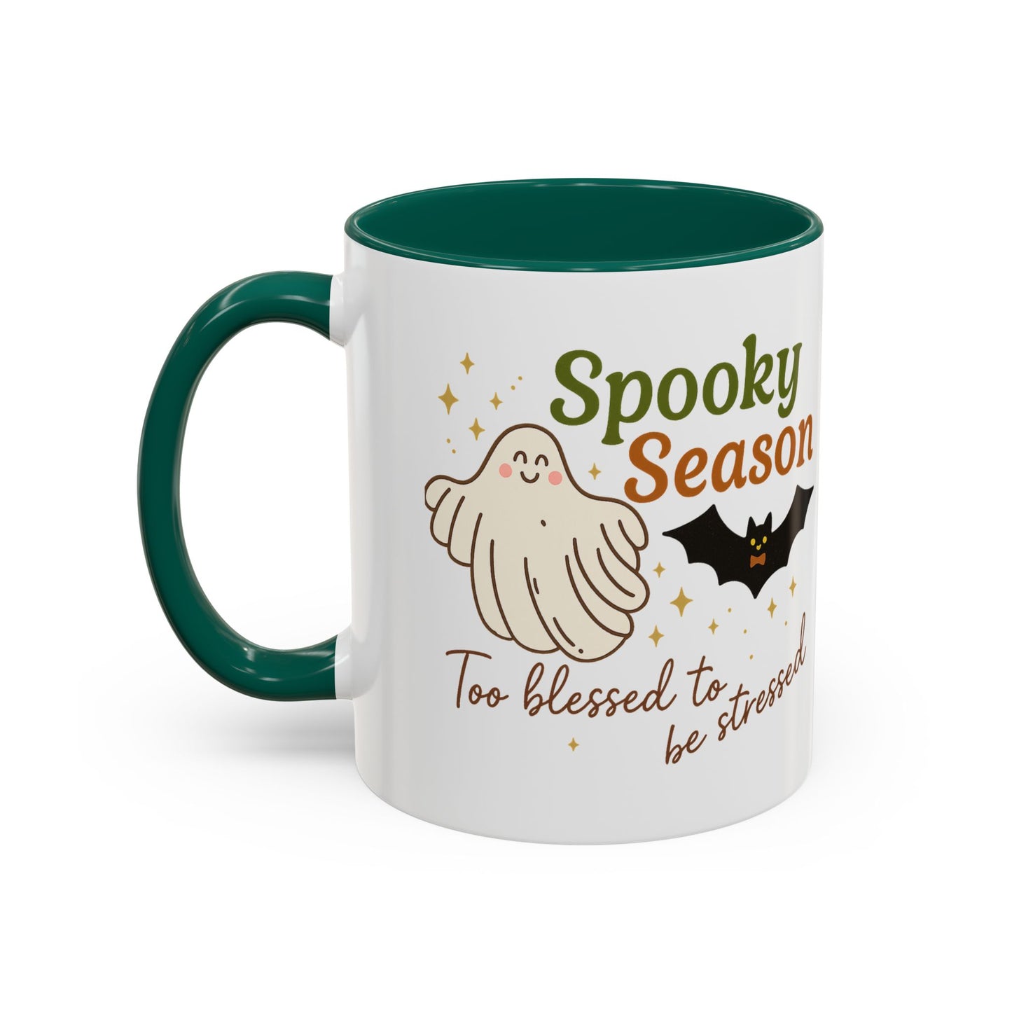 Spooky Season – Too Blessed to Be Stressed | 11oz Mug