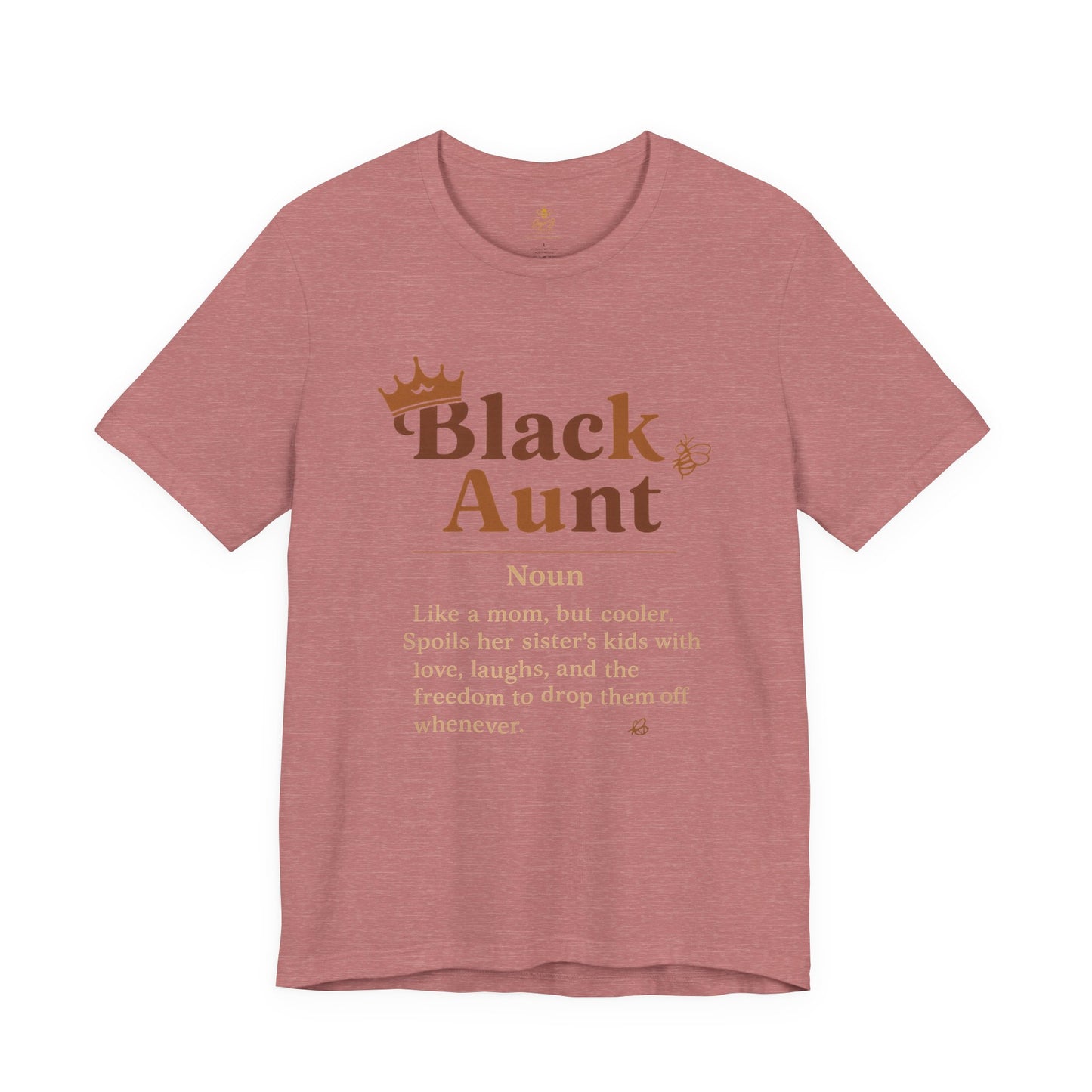Black Aunt Definition Shirt | Jersey Tee