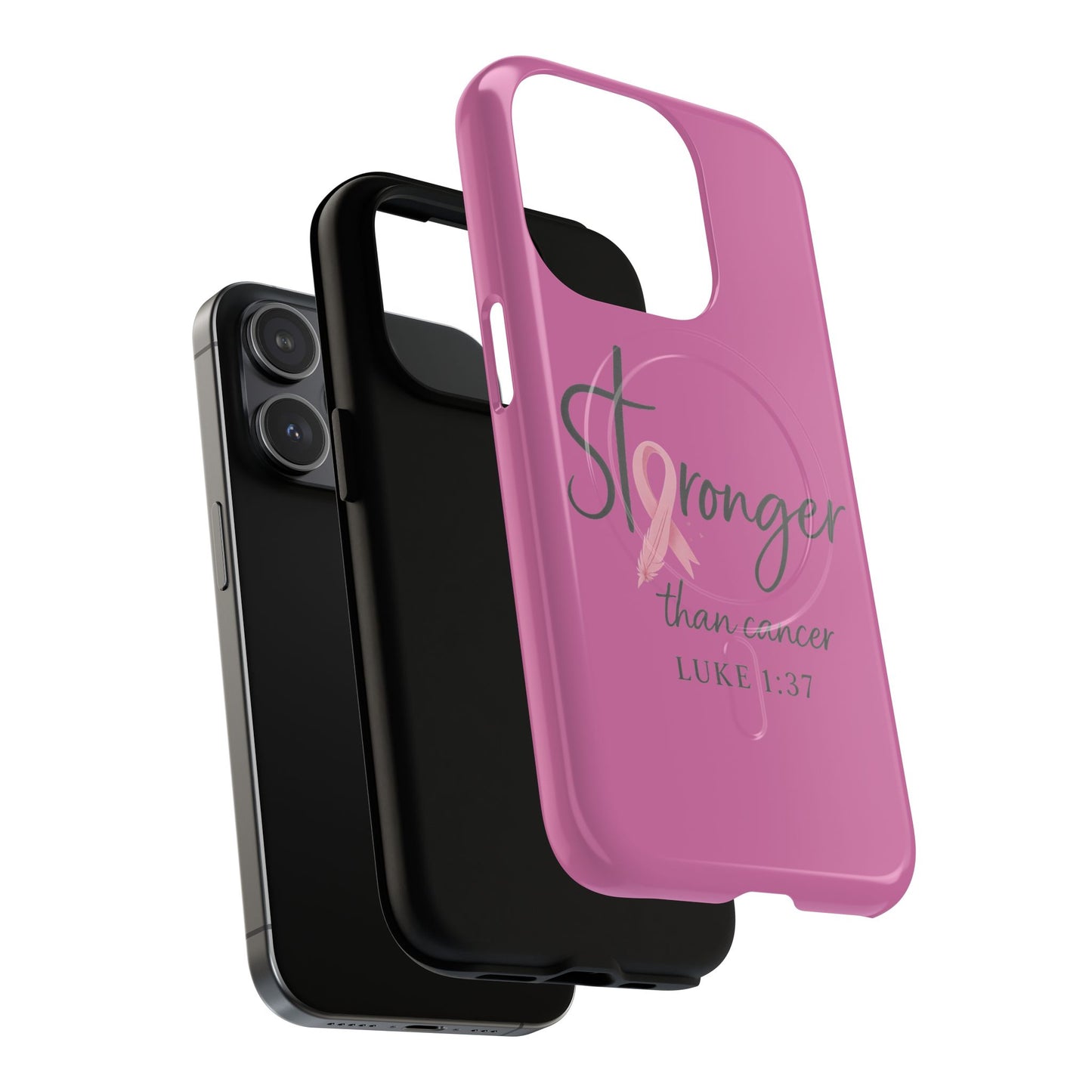 Stronger Than Cancer | iPhone 15 & 16 Tough Case