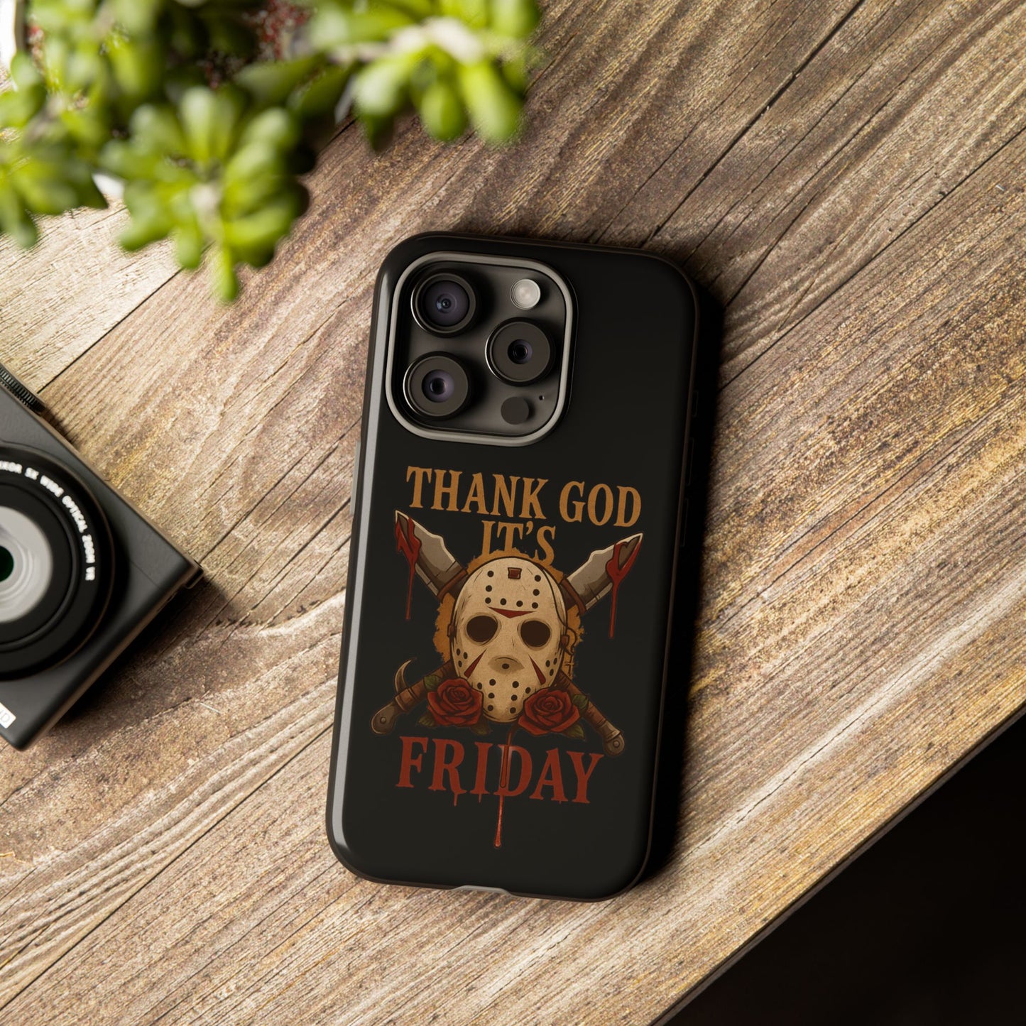 "Thank God It’s Friday – Horror Rose Edition" | Tough Phone Cases