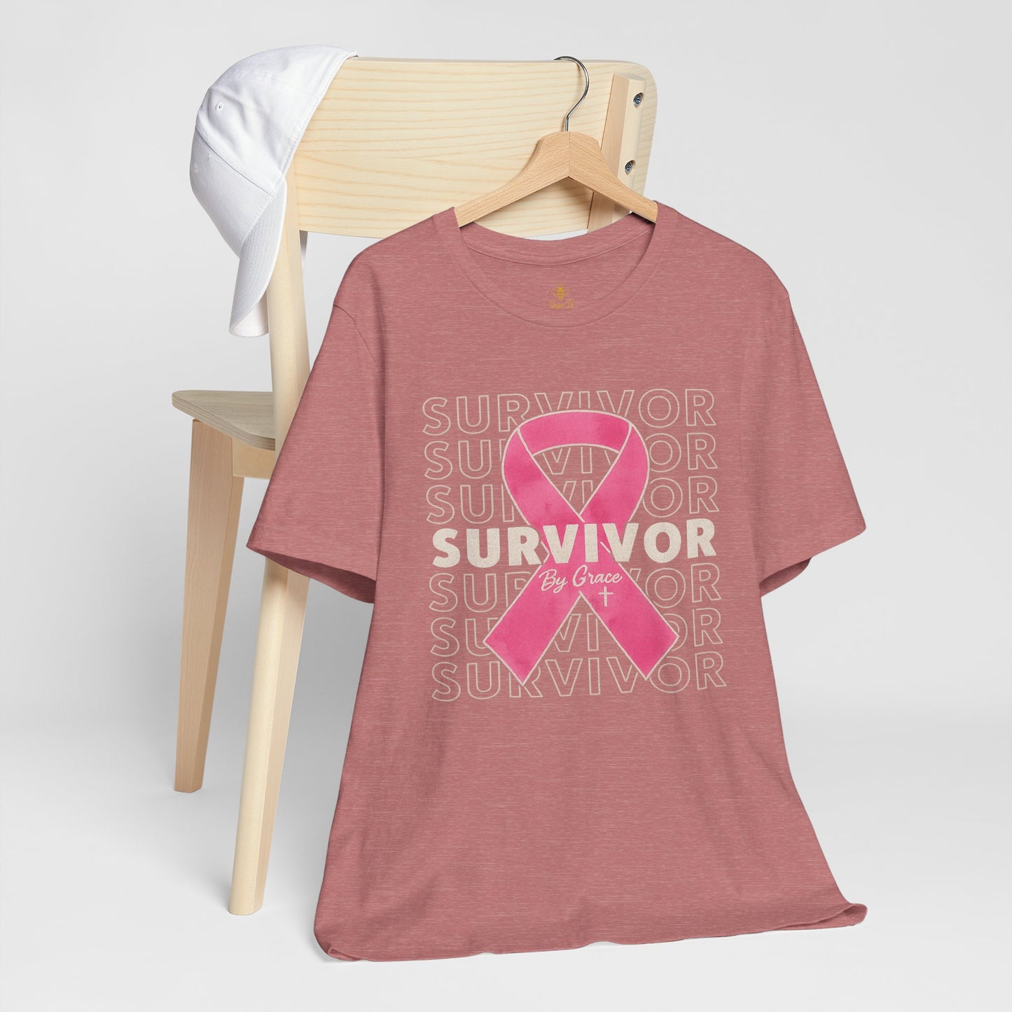 "Pink Ribbon Survivor – Bold Strength" | Jersey Tee