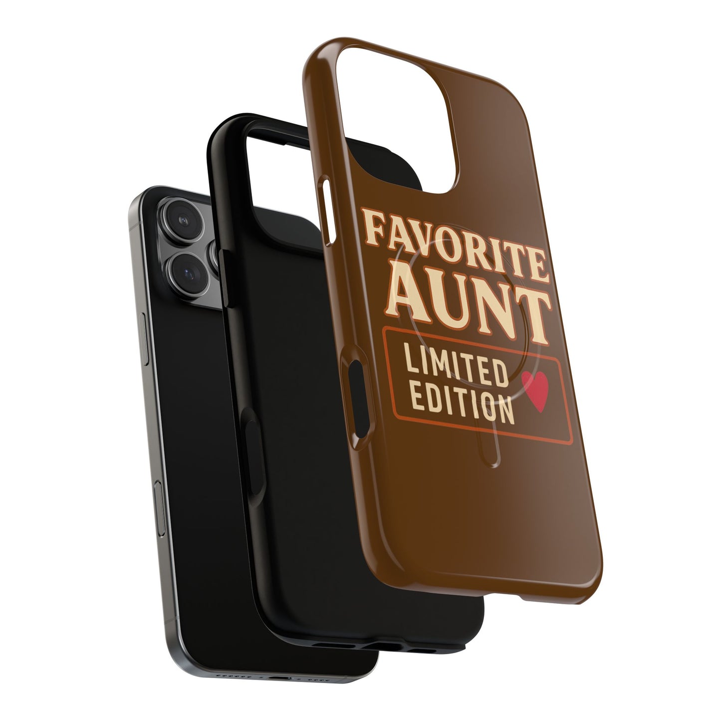 "Aunt Life Red Heart Edition" | Tough Phone Case