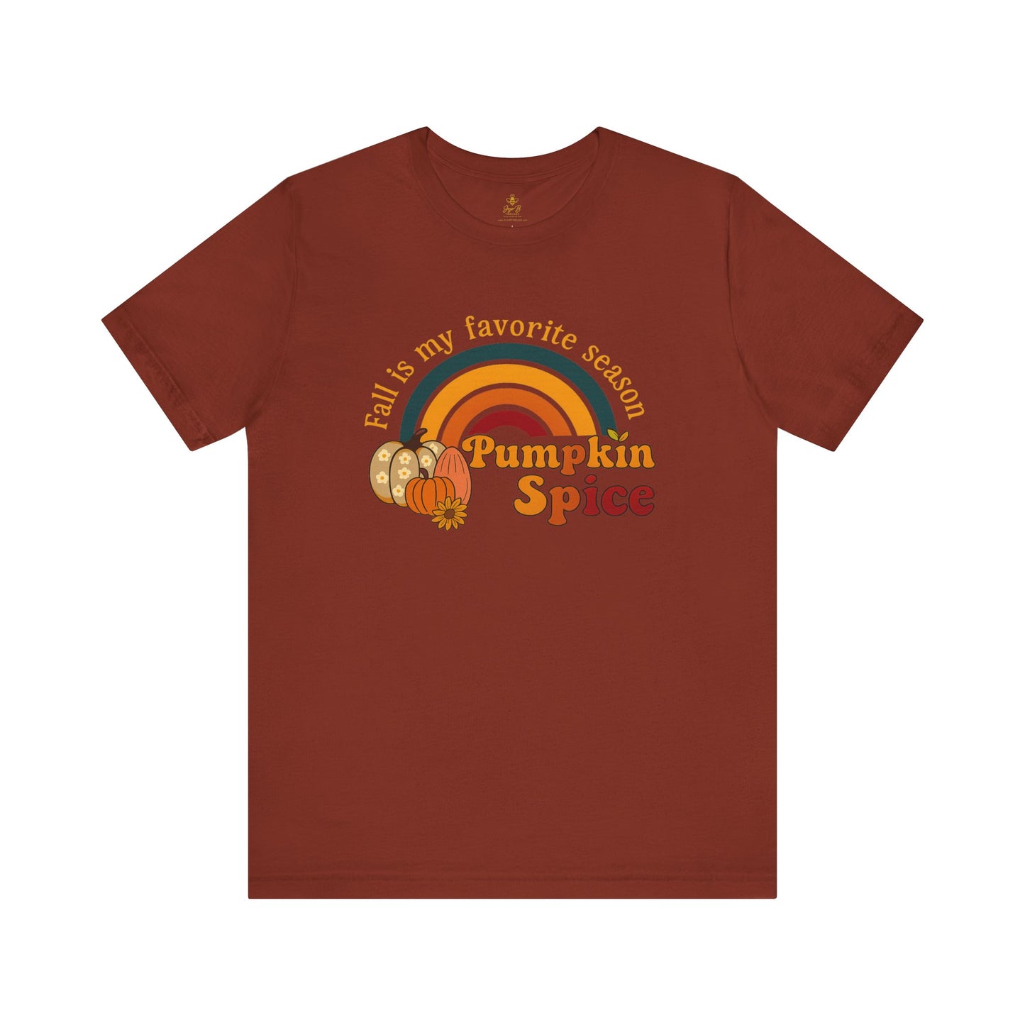 Fall is My Favorite Season Retro Pumpkin Spice Shirt | Jersey Tee