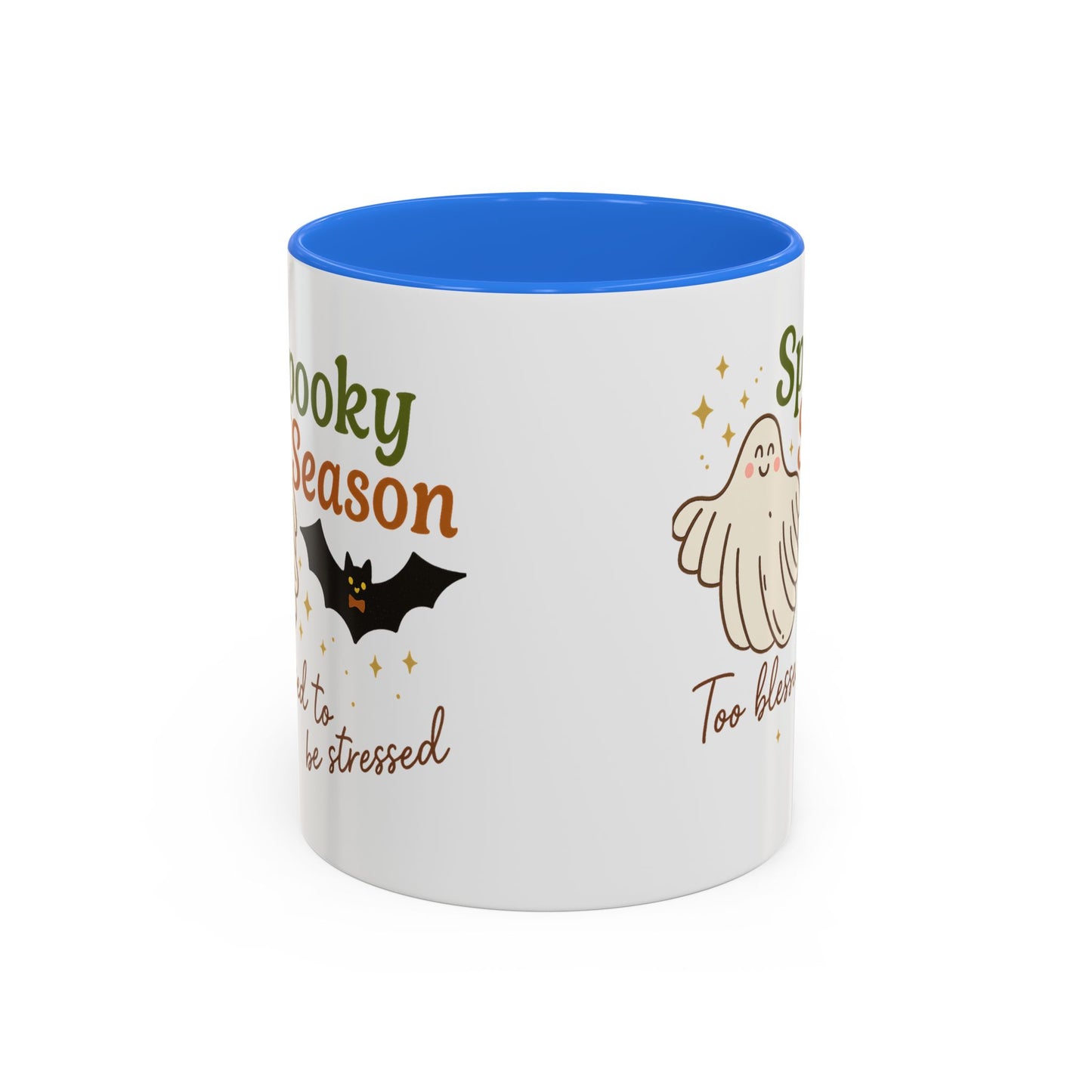 Spooky Season – Too Blessed to Be Stressed | 11oz Mug