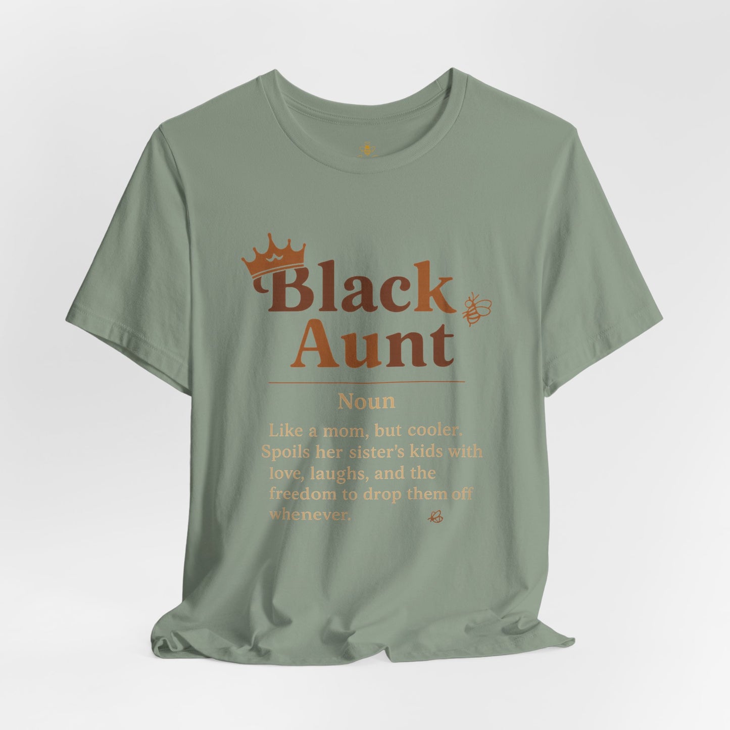 Black Aunt Definition Shirt | Jersey Tee
