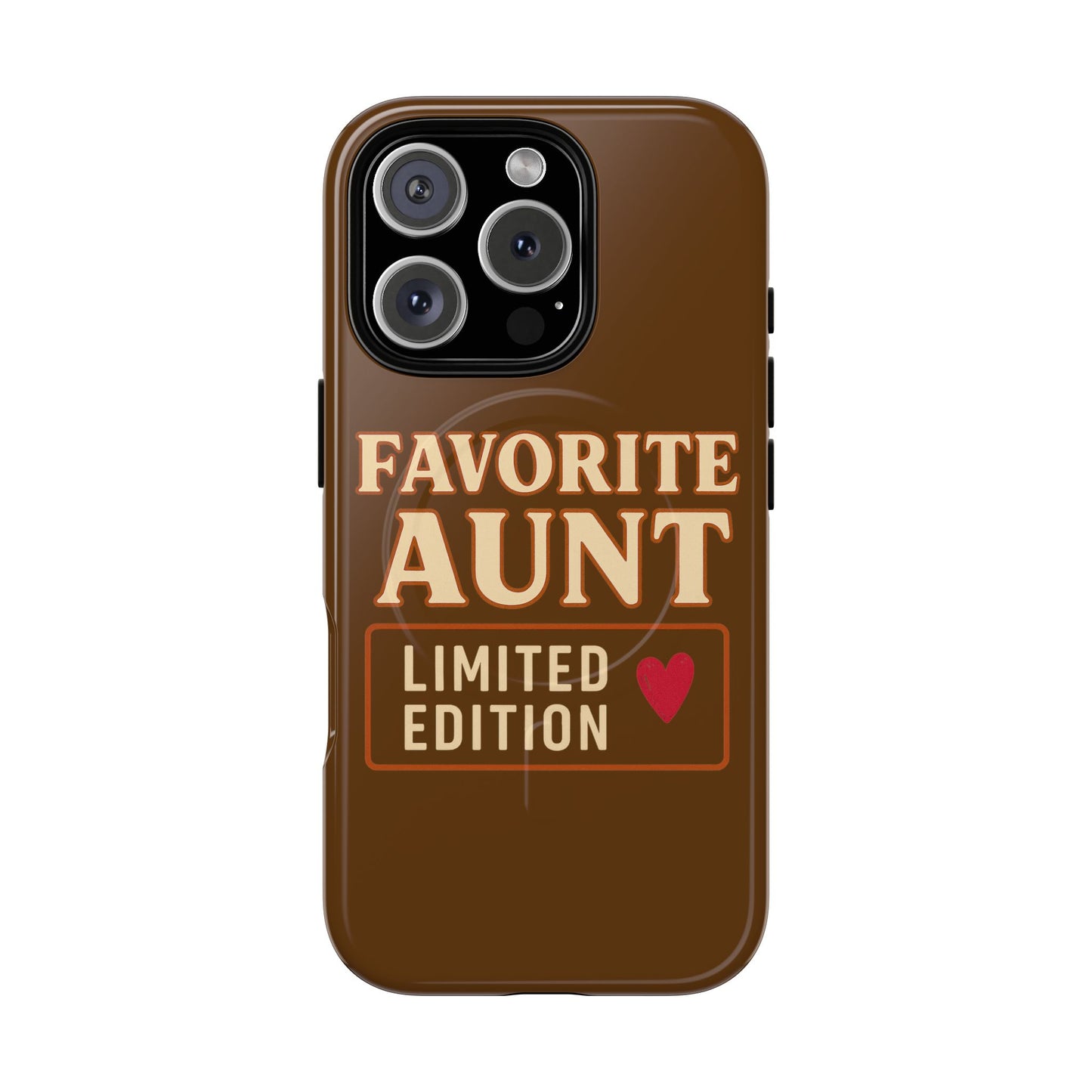 "Aunt Life Red Heart Edition" | Tough Phone Case
