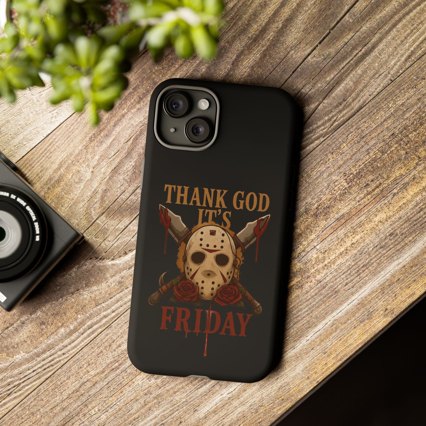 "Thank God It’s Friday – Horror Rose Edition" | Tough Phone Cases