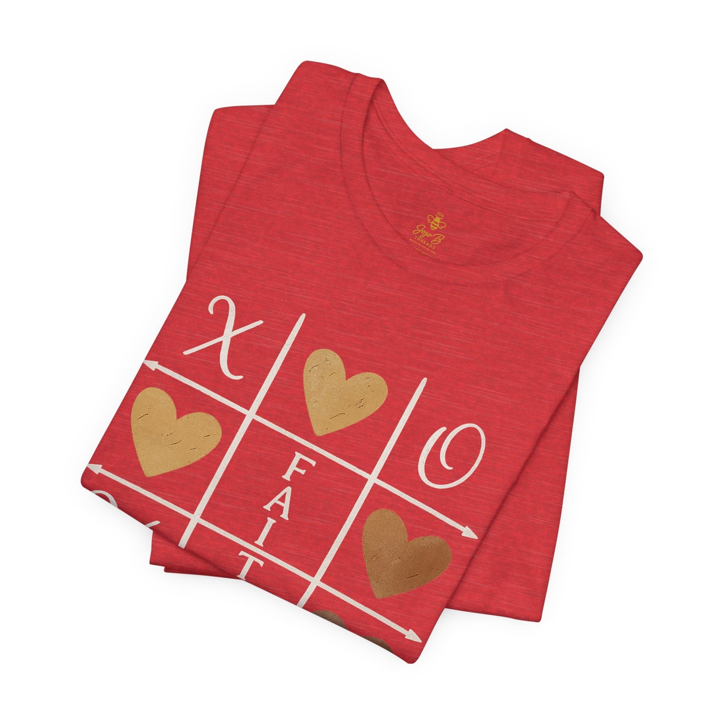 Love Wins – Tic Tac Toe Heart | Jersey Tee