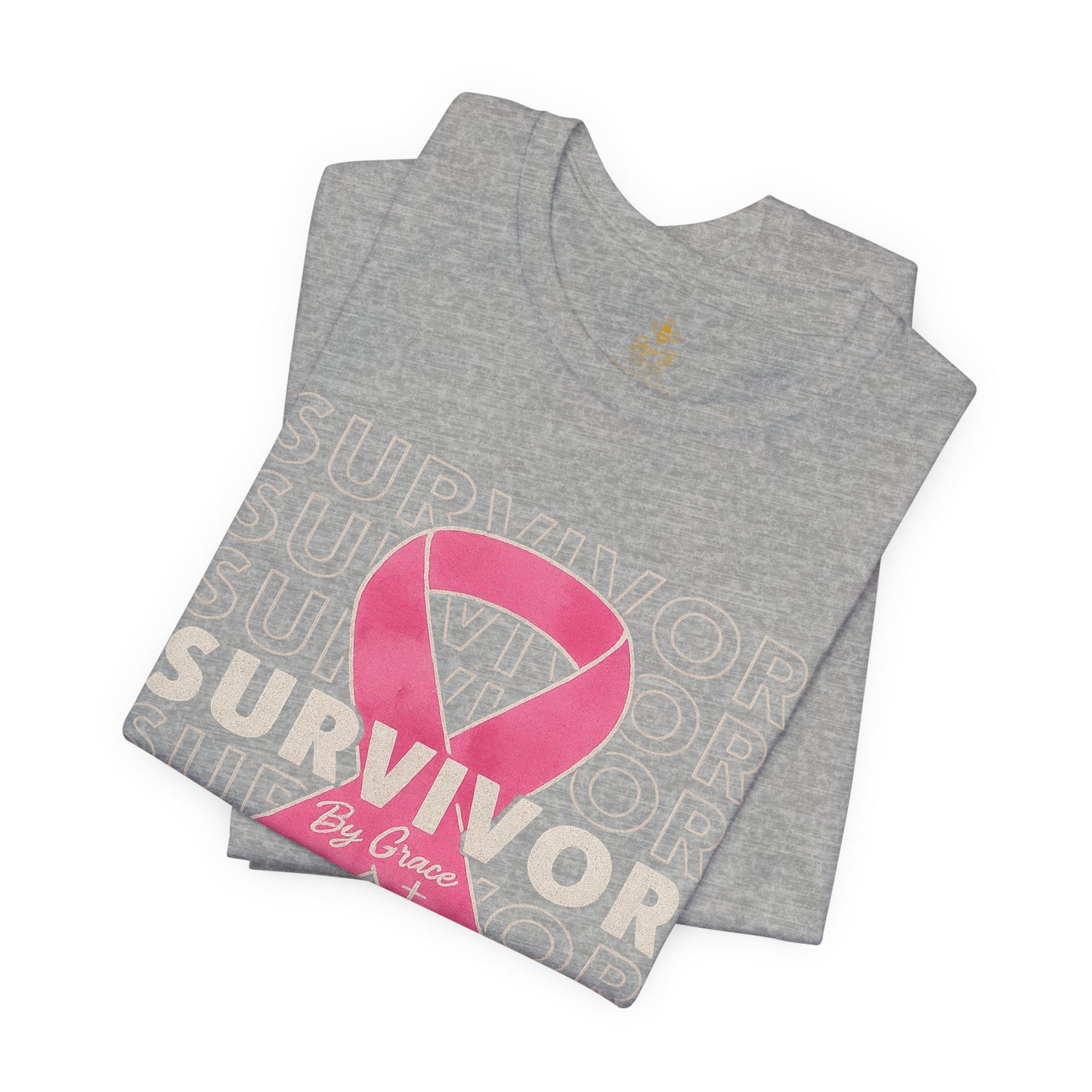 "Pink Ribbon Survivor – Bold Strength" | Jersey Tee