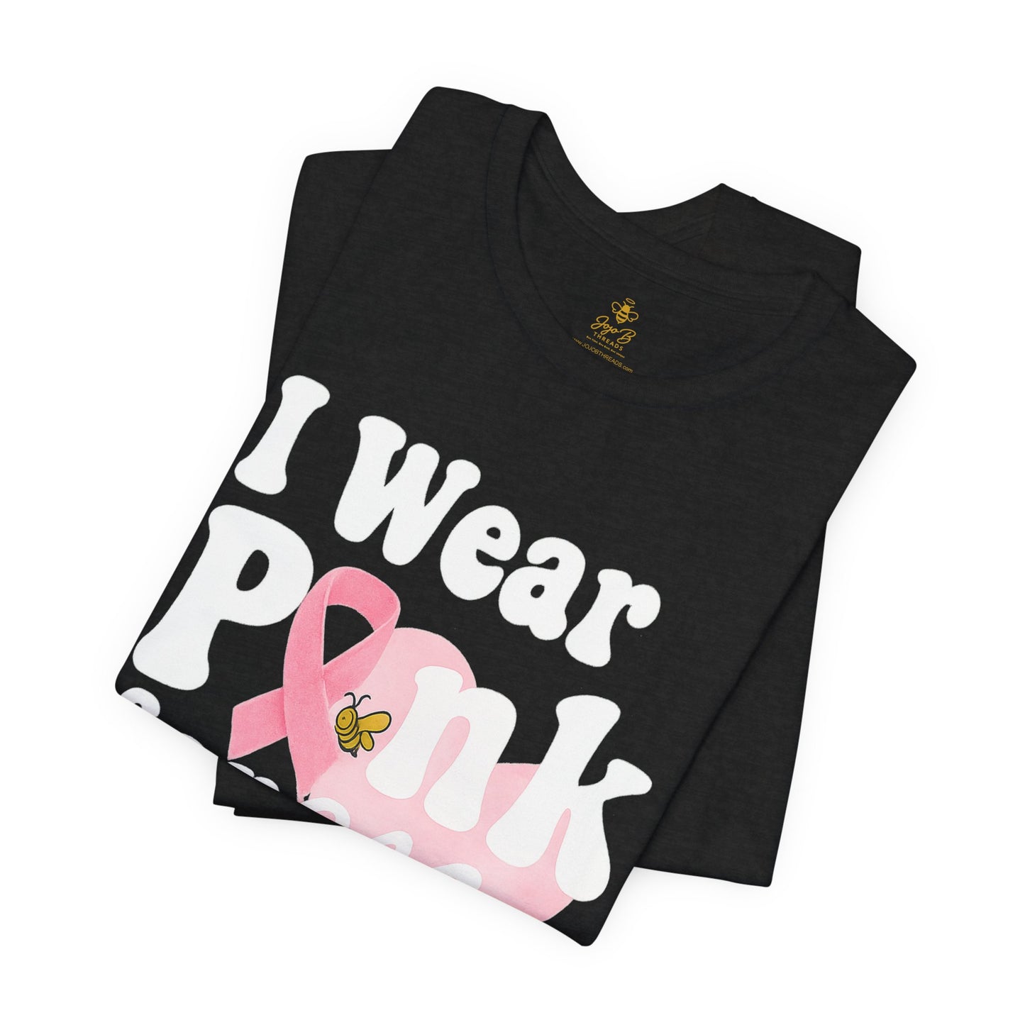 I Wear Pink for My Mom – Breast Cancer Awareness | Jersey Tee