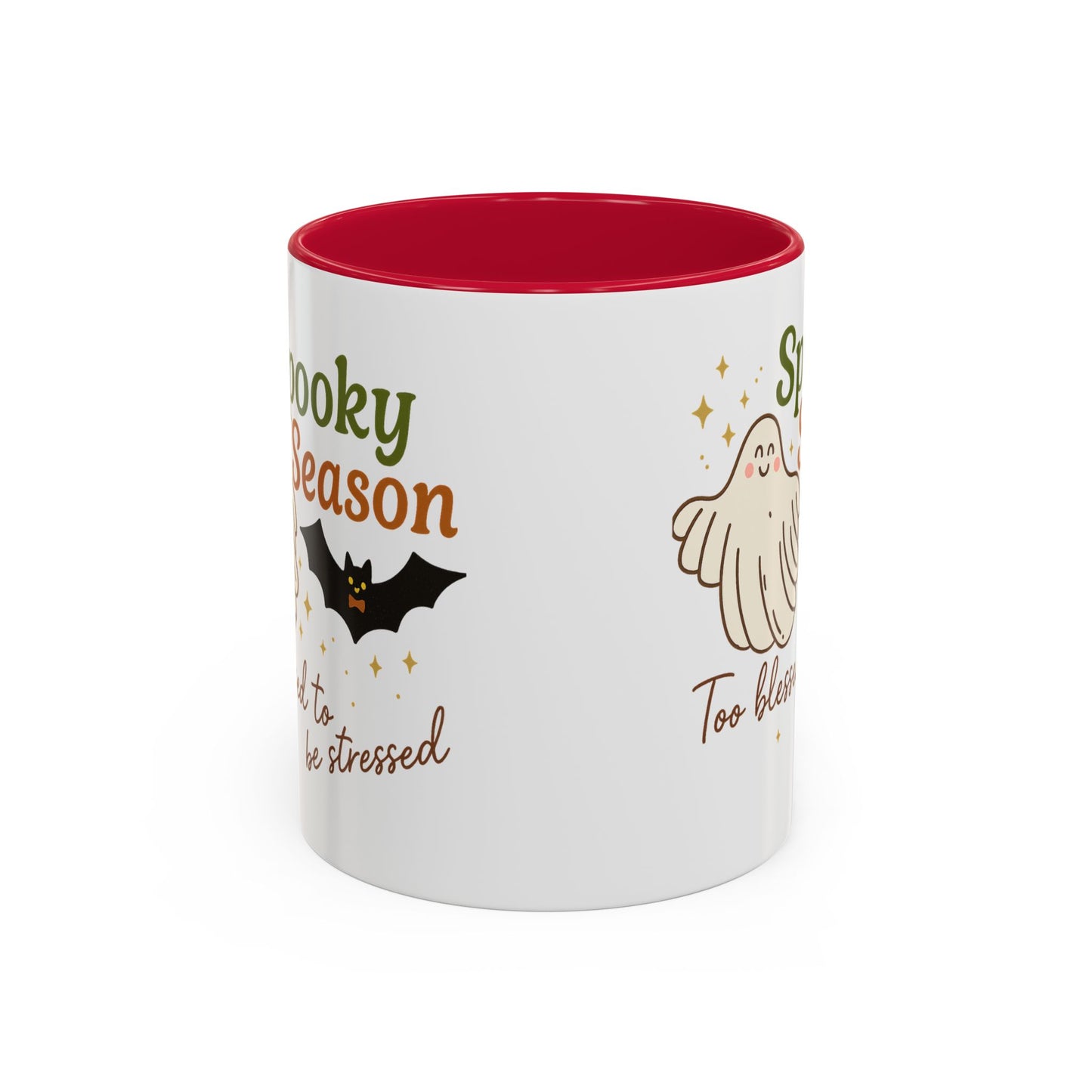 Spooky Season – Too Blessed to Be Stressed | 11oz Mug