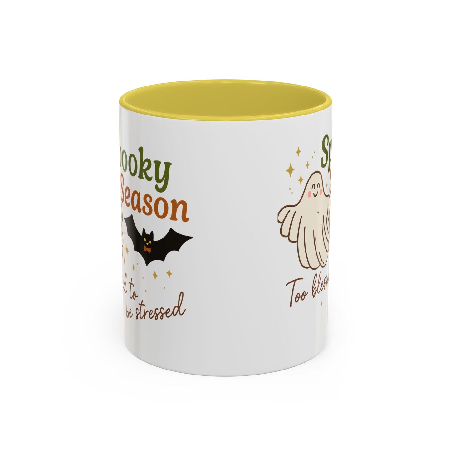 Spooky Season – Too Blessed to Be Stressed | 11oz Mug
