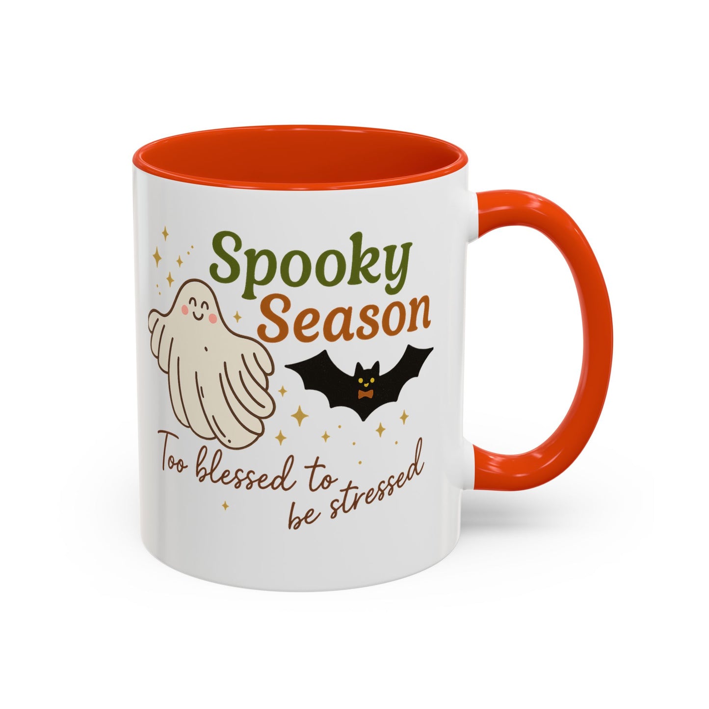 Spooky Season – Too Blessed to Be Stressed | 11oz Mug