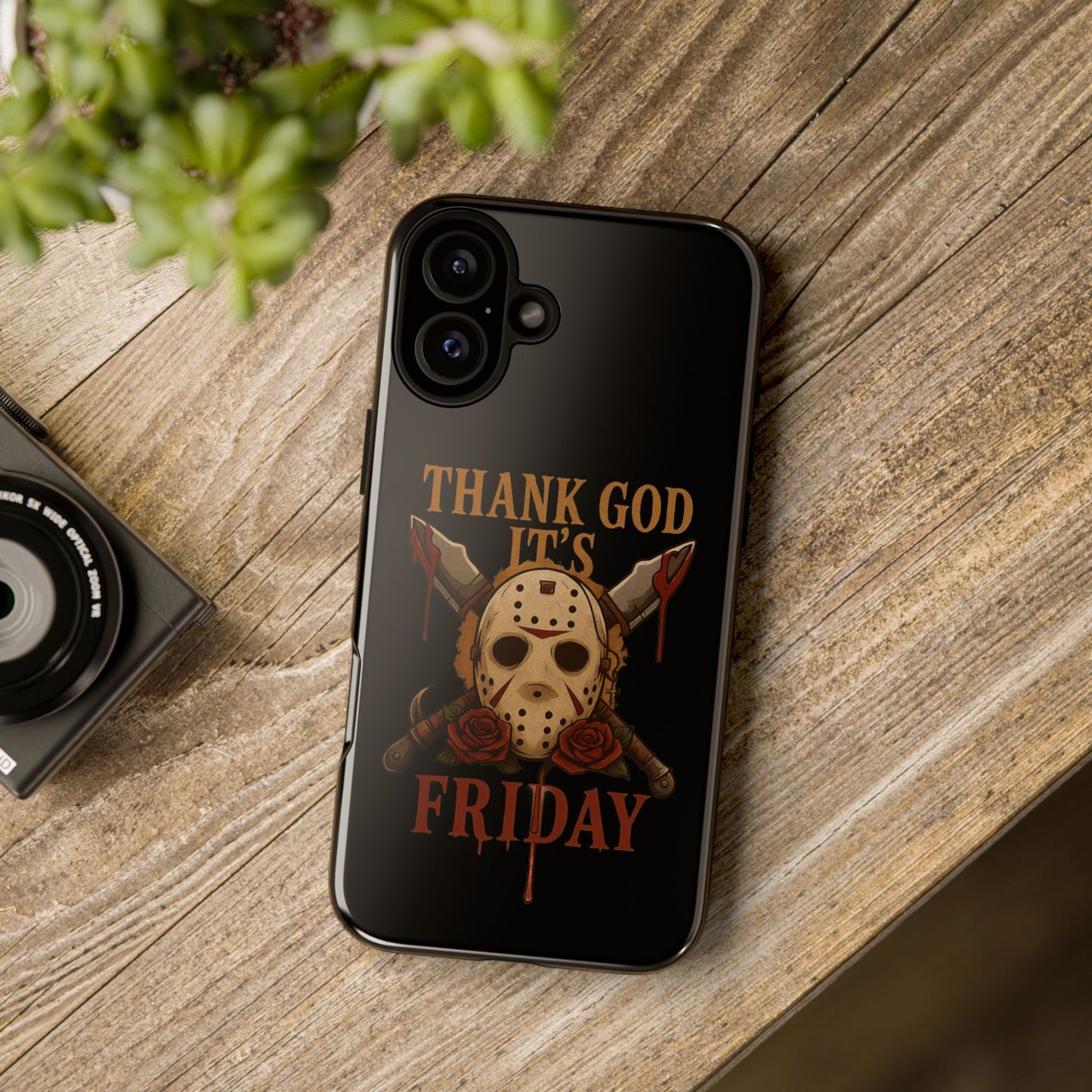 "Thank God It’s Friday – Horror Rose Edition" | Tough Phone Cases