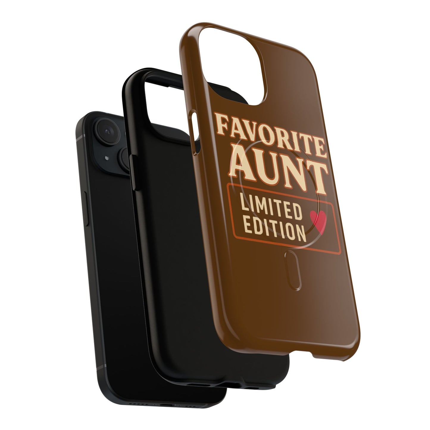 "Aunt Life Red Heart Edition" | Tough Phone Case