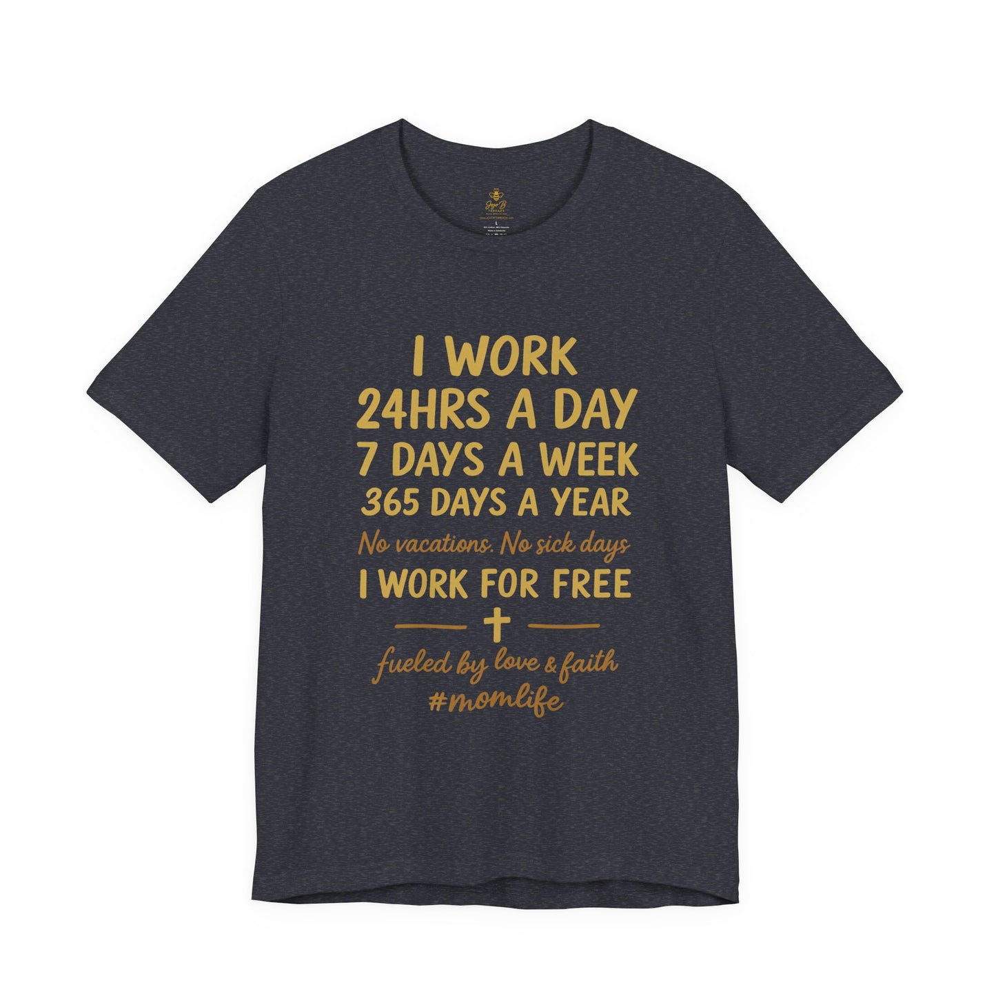 No Days Off Mom Life | Jersey Tee