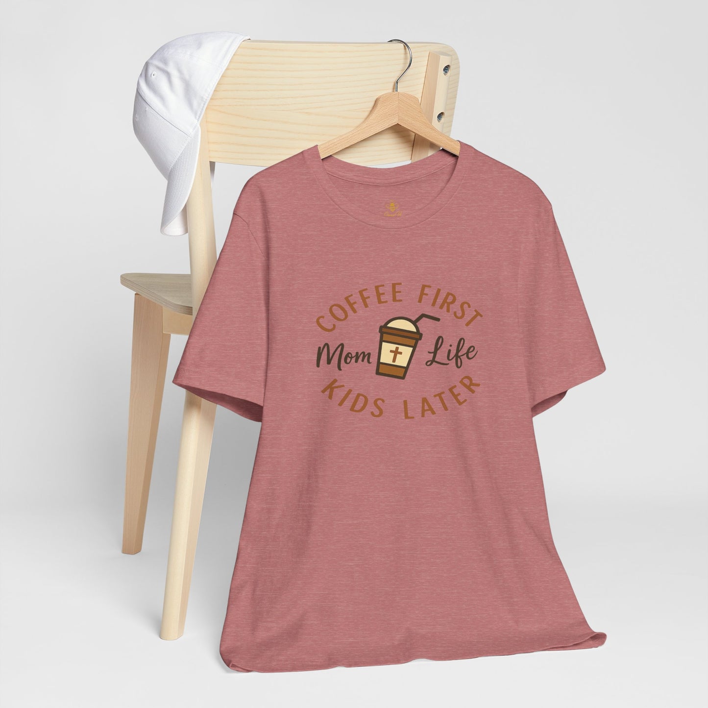 Coffee First. Mom Life. Kids Later. | Jersey Tee