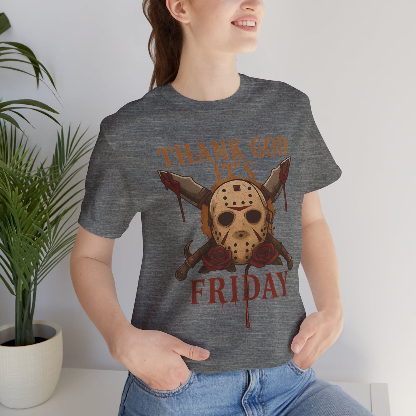 "Thank God It’s Friday – Horror Rose Edition" | Jersey Tee