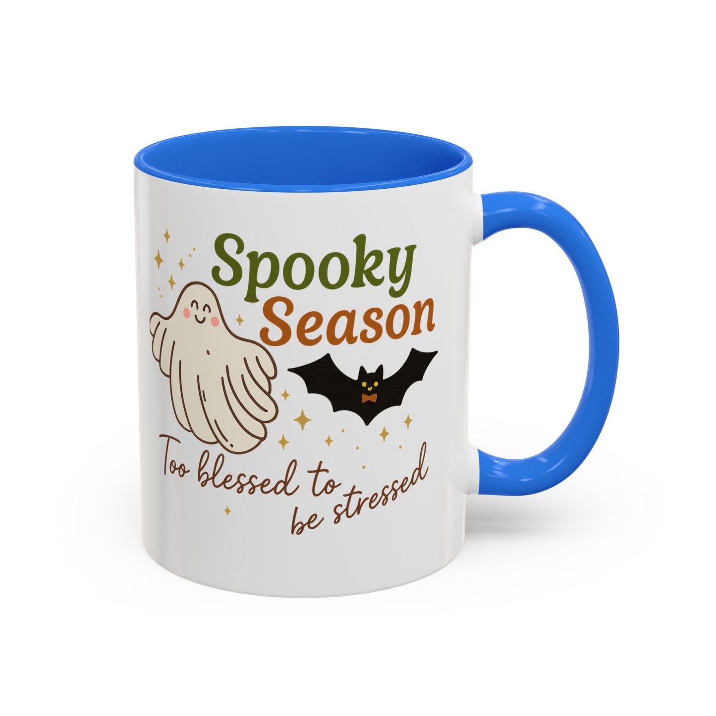 Spooky Season – Too Blessed to Be Stressed | 11oz Mug