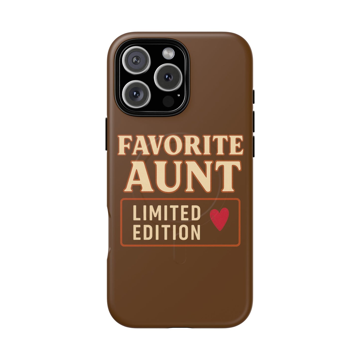 "Aunt Life Red Heart Edition" | Tough Phone Case