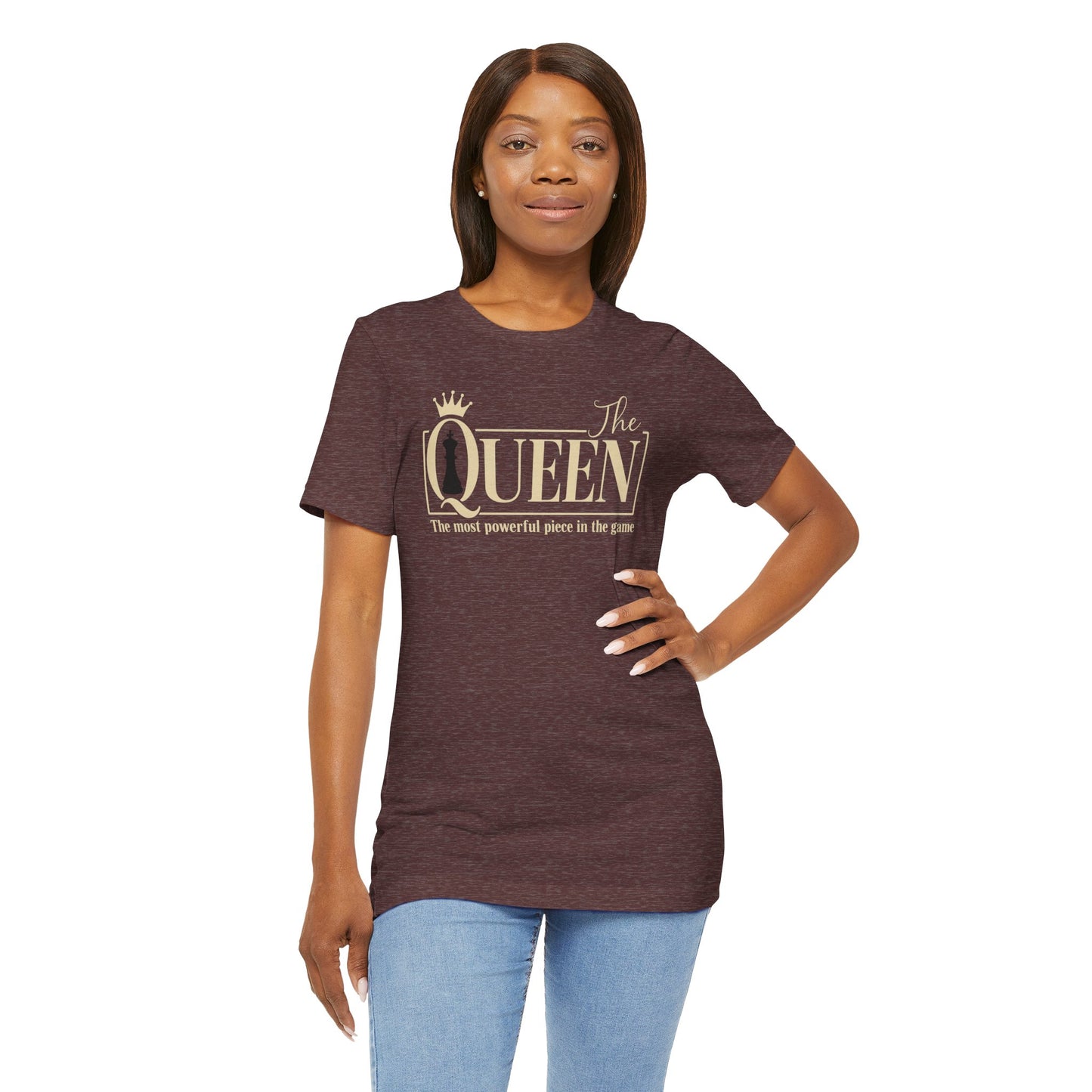 "The Queen Tee – Most Powerful Piece in the Game" | Jersey Tee