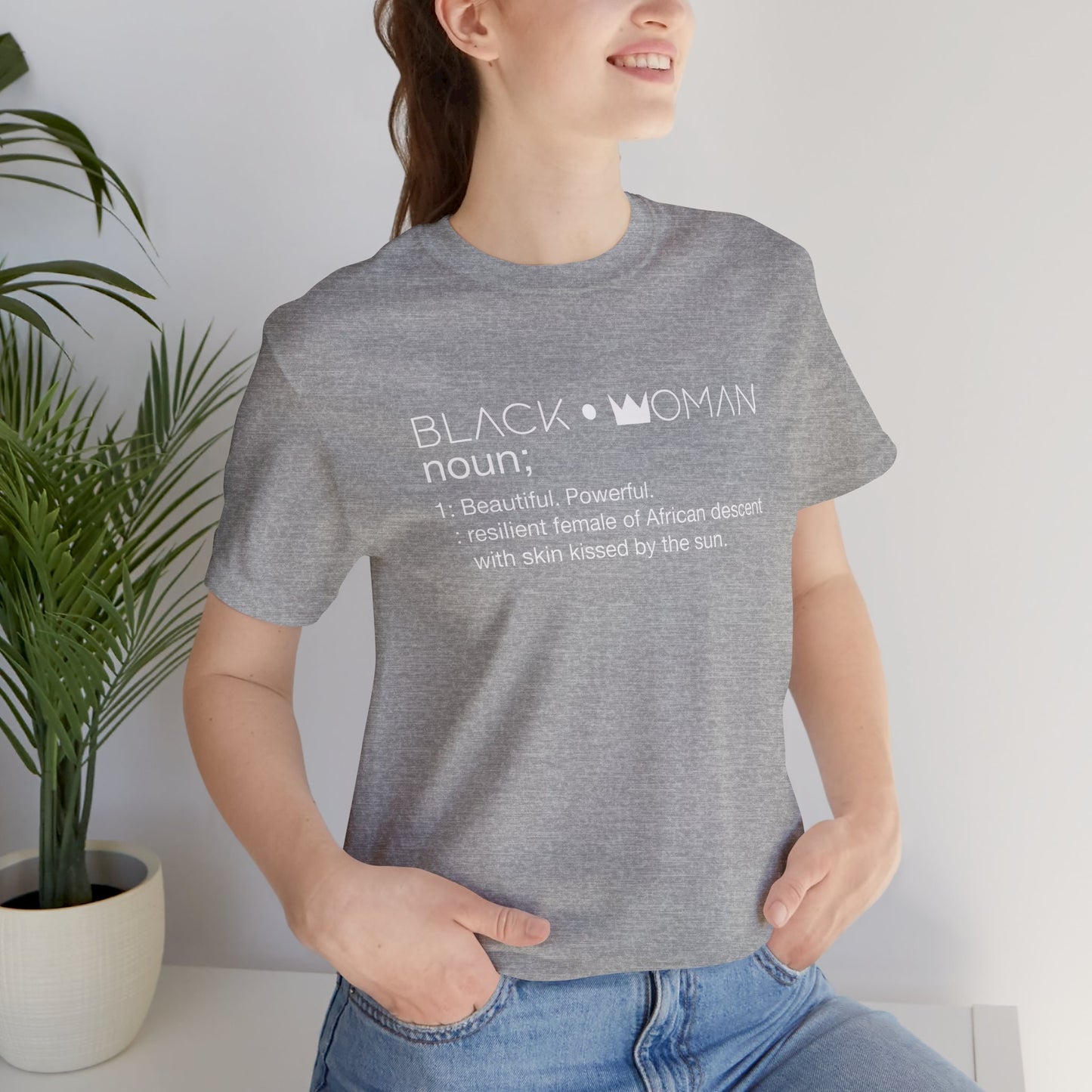 Black Woman – Definition of Power | Jersey Tee