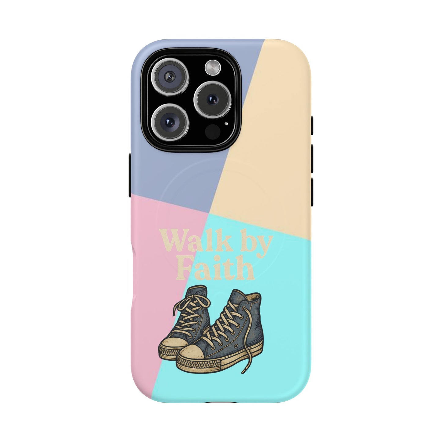 Walk by Faith – Vintage Sneakers | Tough Phone Case