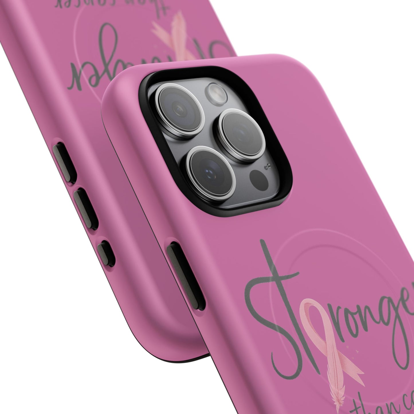 Stronger Than Cancer | iPhone 15 & 16 Tough Case