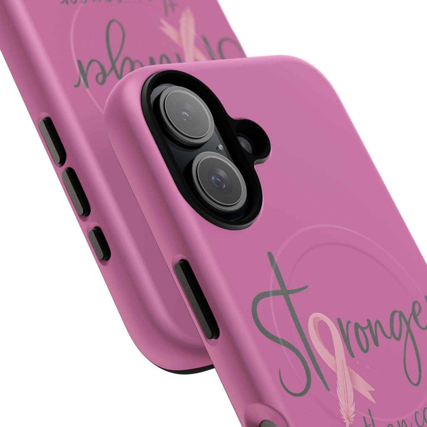 Stronger Than Cancer | iPhone 15 & 16 Tough Case
