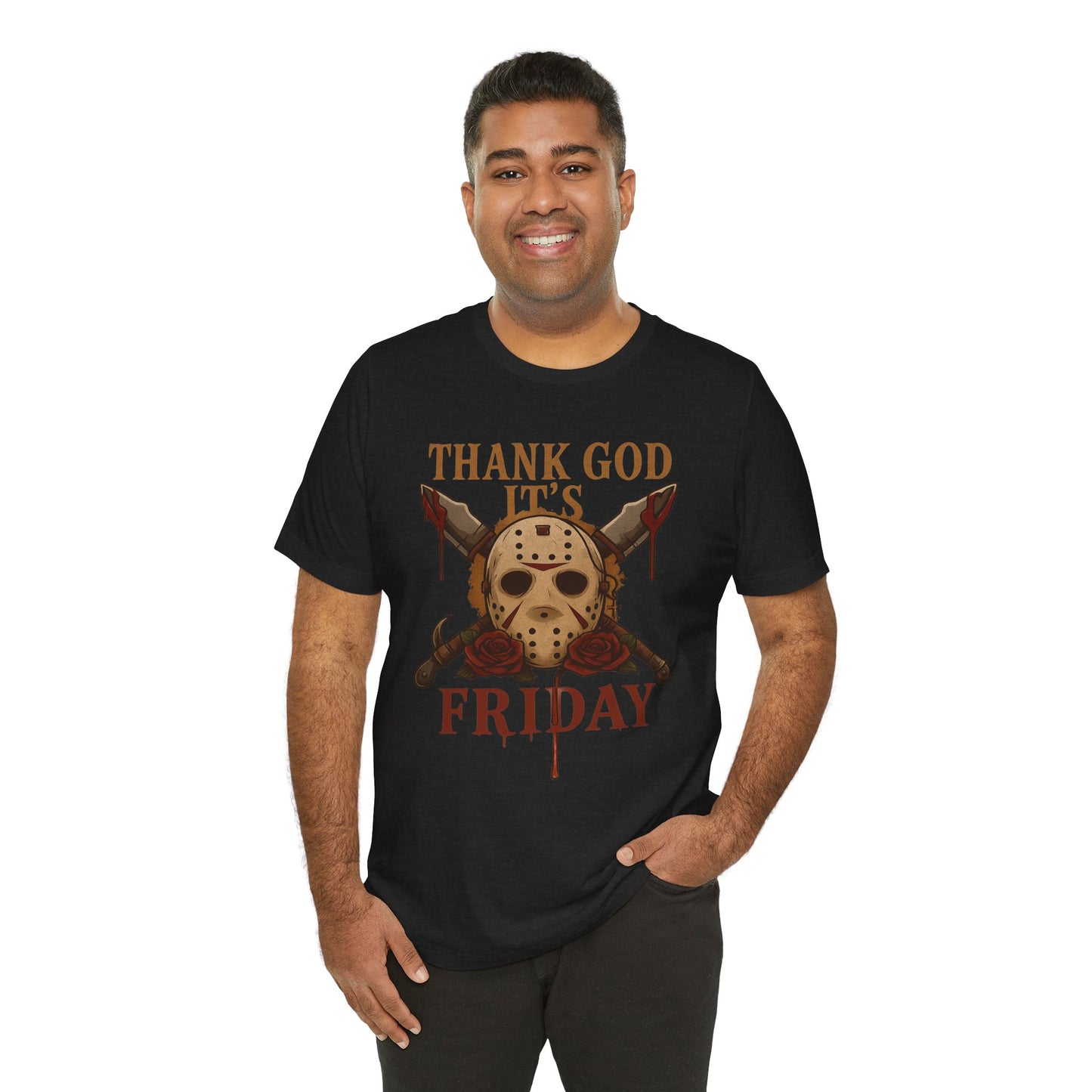 "Thank God It’s Friday – Horror Rose Edition" | Jersey Tee