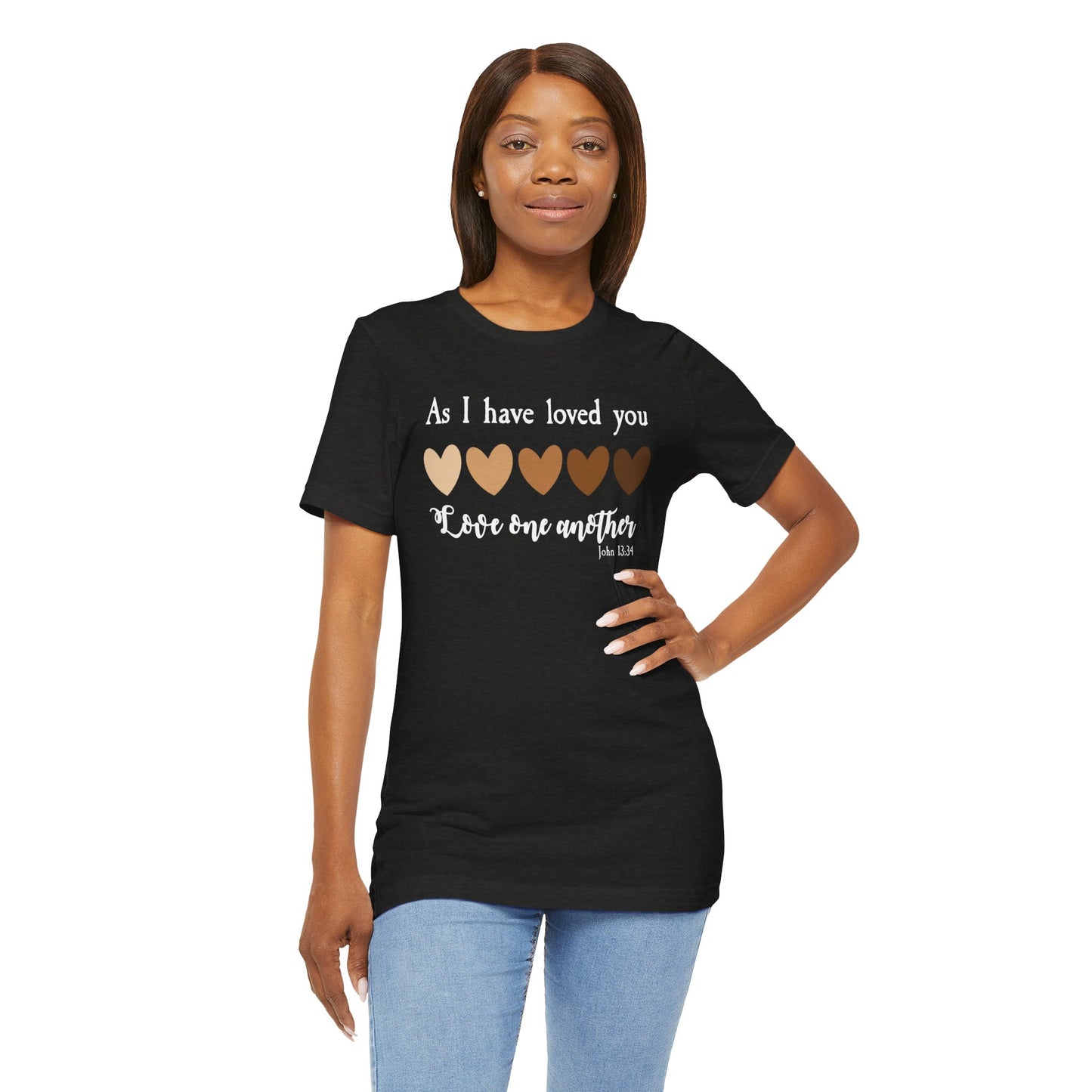Love One Another – John 13:34 | Jersey Tee