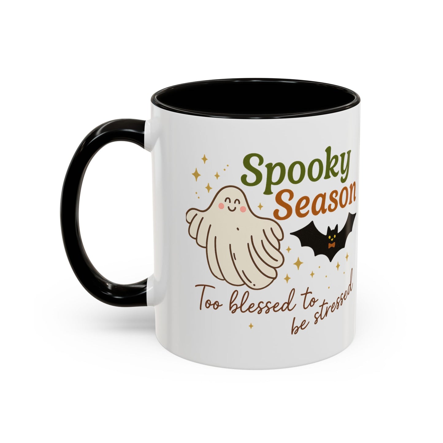 Spooky Season – Too Blessed to Be Stressed | 11oz Mug