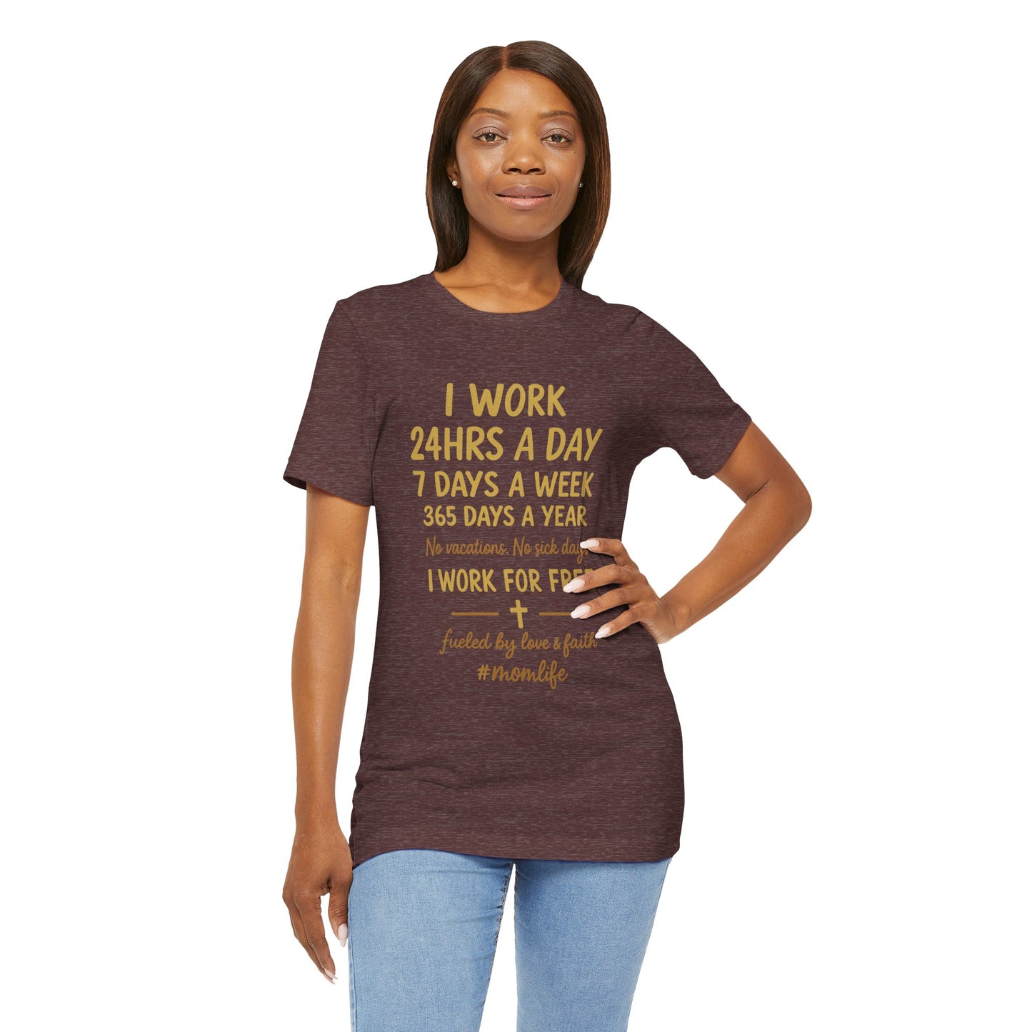 No Days Off Mom Life | Jersey Tee