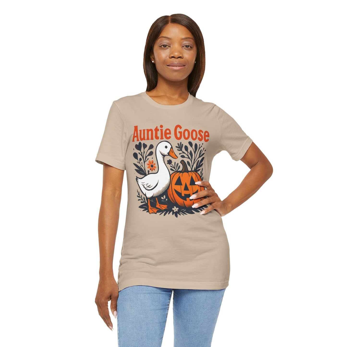Auntie Goose Halloween | Jersey Tee