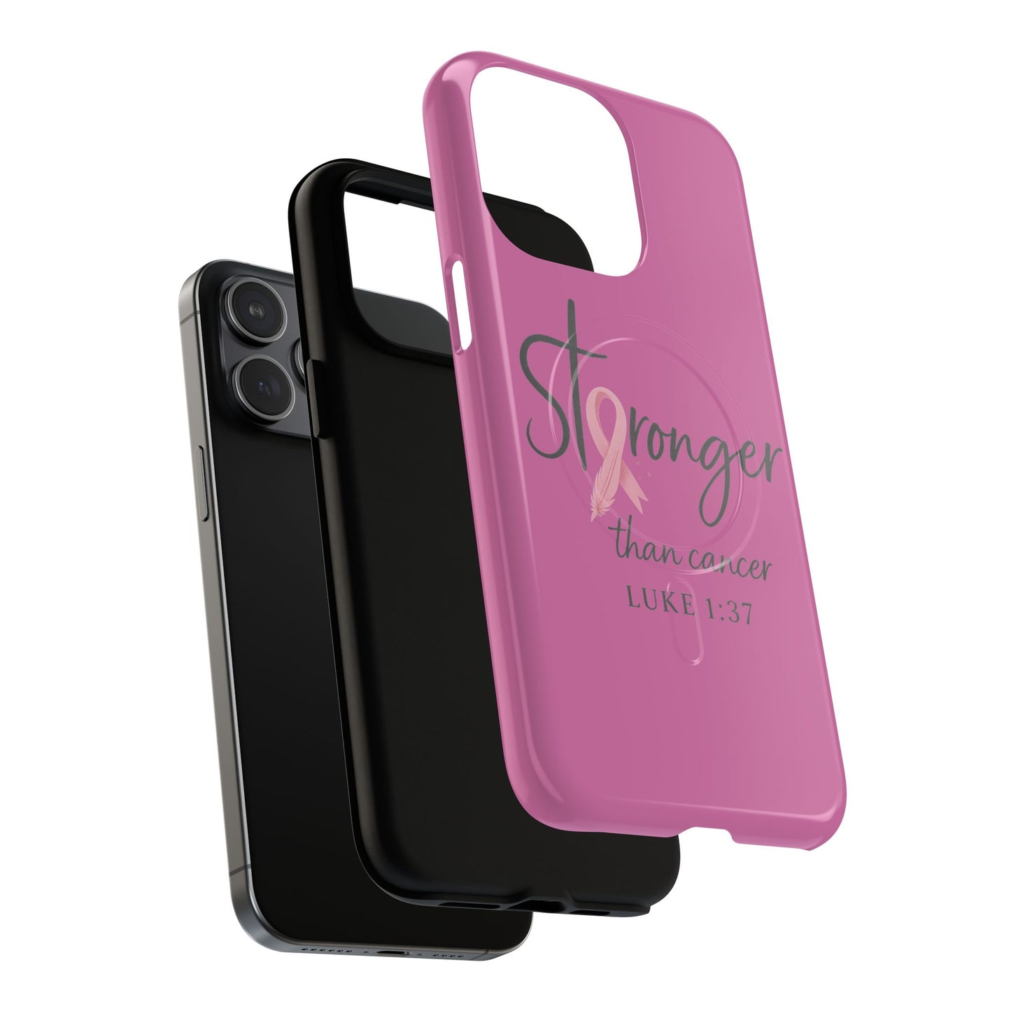 Stronger Than Cancer | iPhone 15 & 16 Tough Case