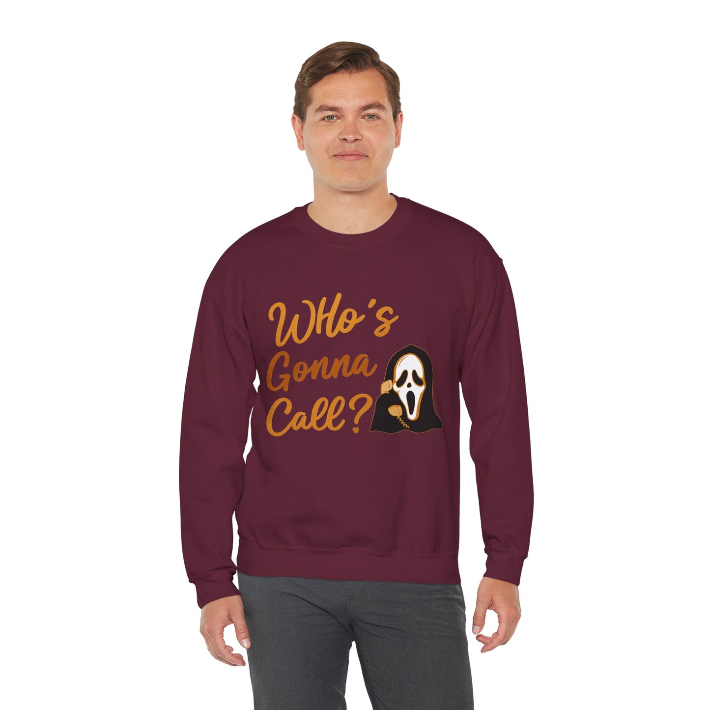 "Who’s Gonna Call?" – Ghostface Retro Horror | Sweater