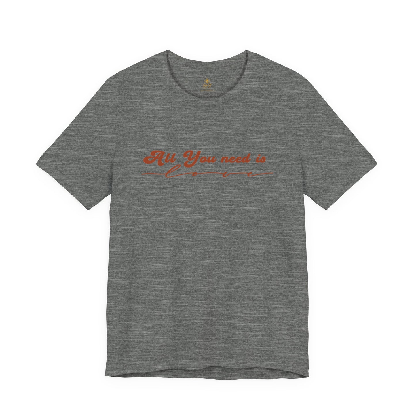 All You Need is Love – Handwritten Script | Jersey Tee