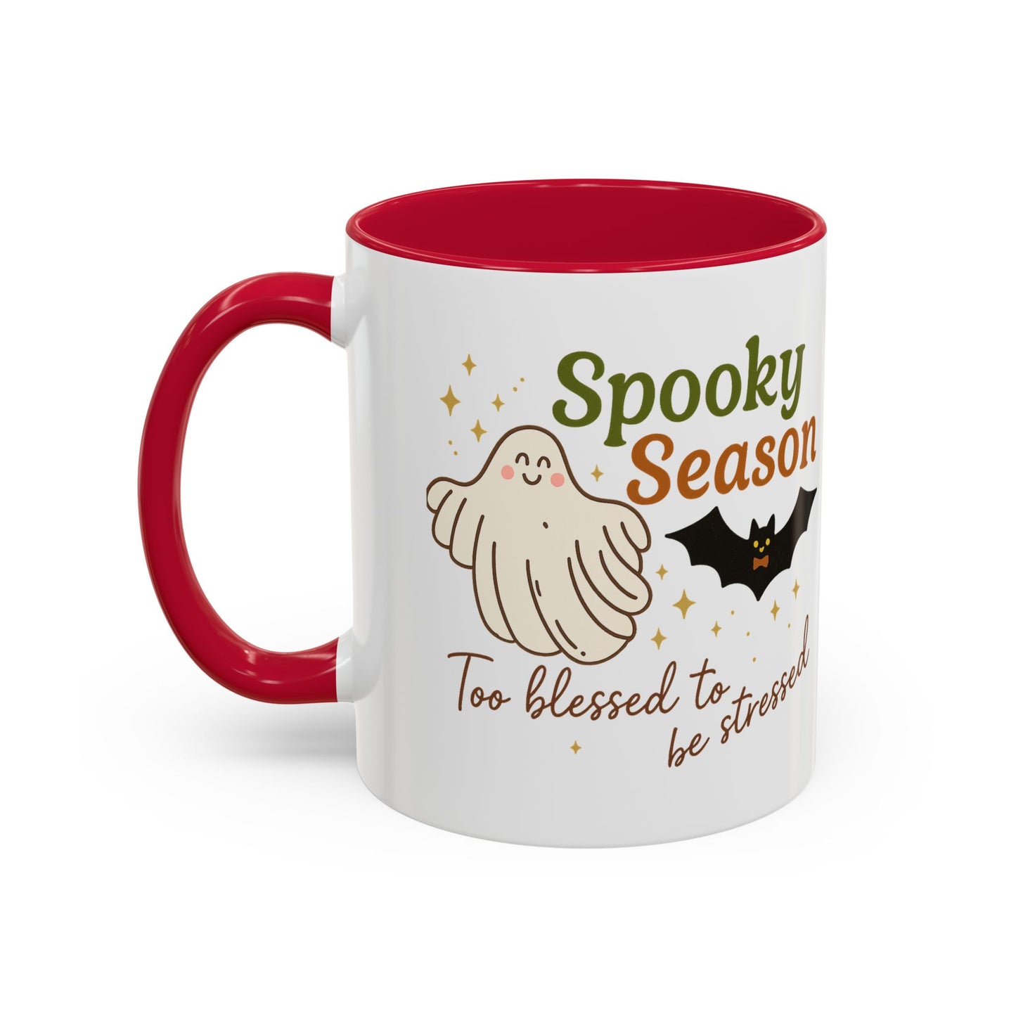 Spooky Season – Too Blessed to Be Stressed | 11oz Mug