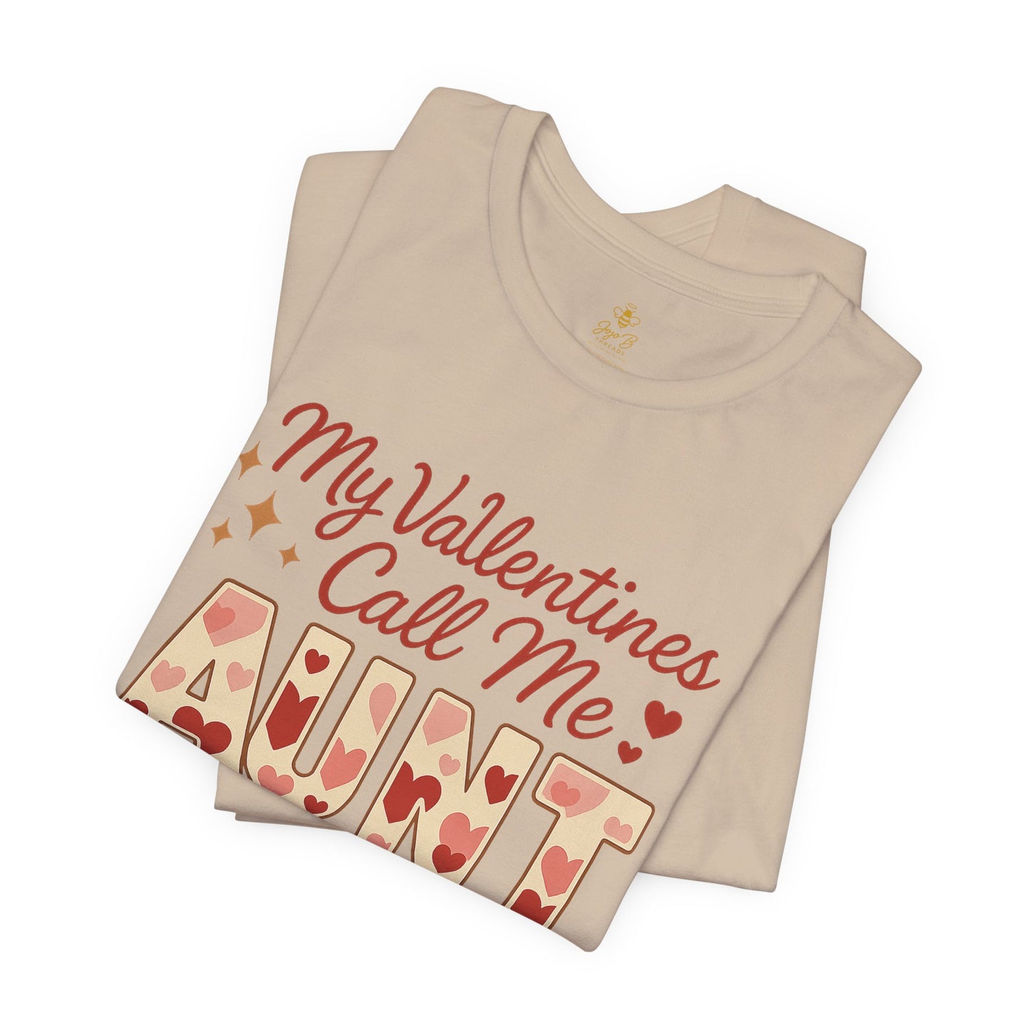 "My Valentines Call Me Aunt" | Jersey Tee