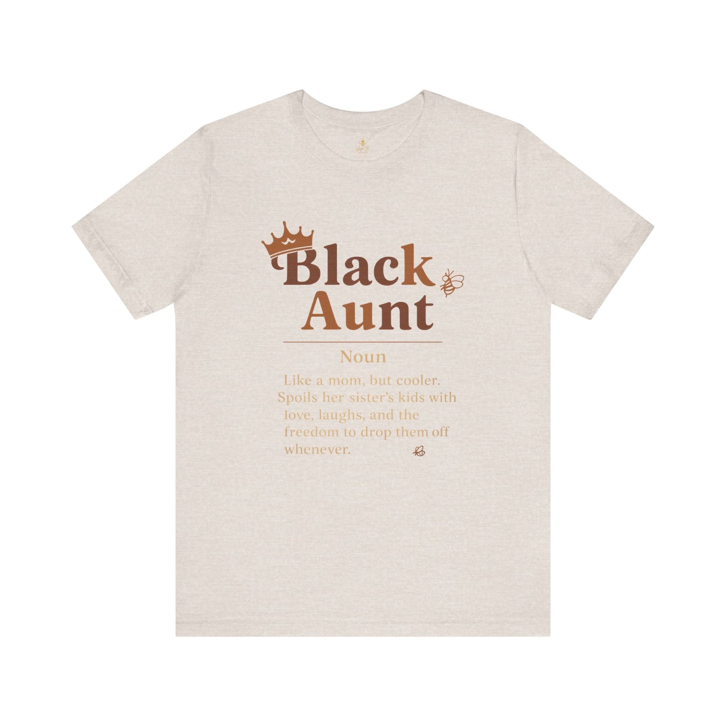 Black Aunt Definition Shirt | Jersey Tee