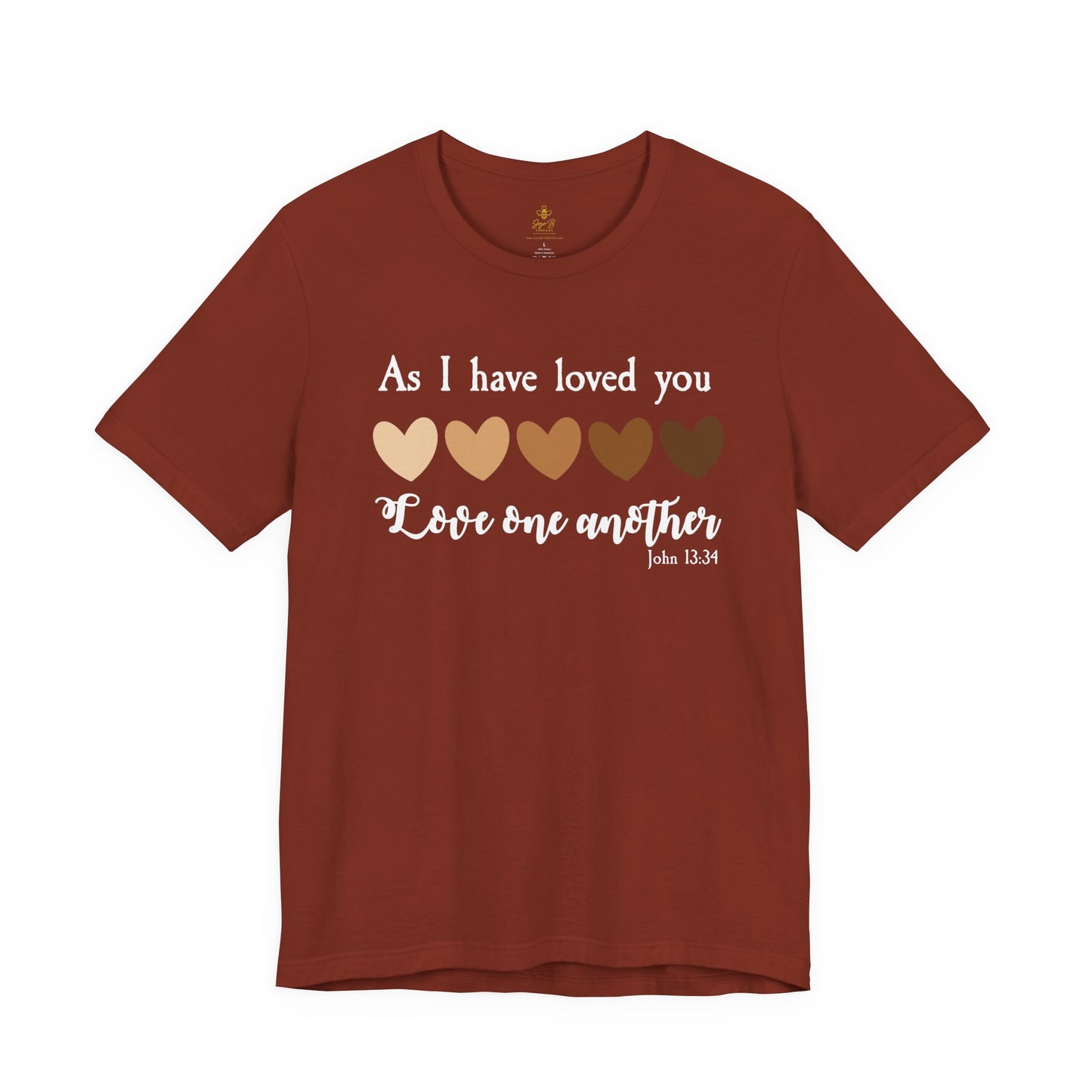 Love One Another – John 13:34 | Jersey Tee