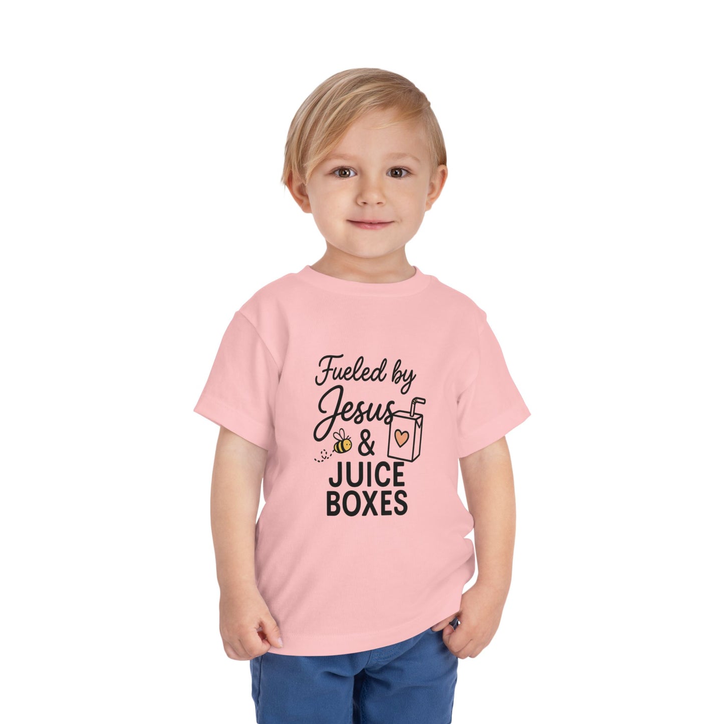 Fueled by Jesus & Juice Boxes | Toddler Tee